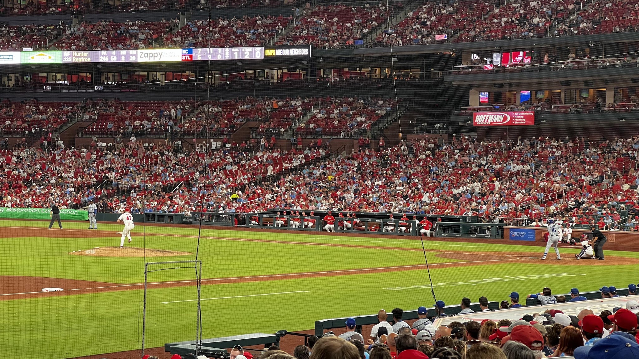 Real Fan View taken from Third Base Field Box 161 at Busch Stadium by Yuyang T
