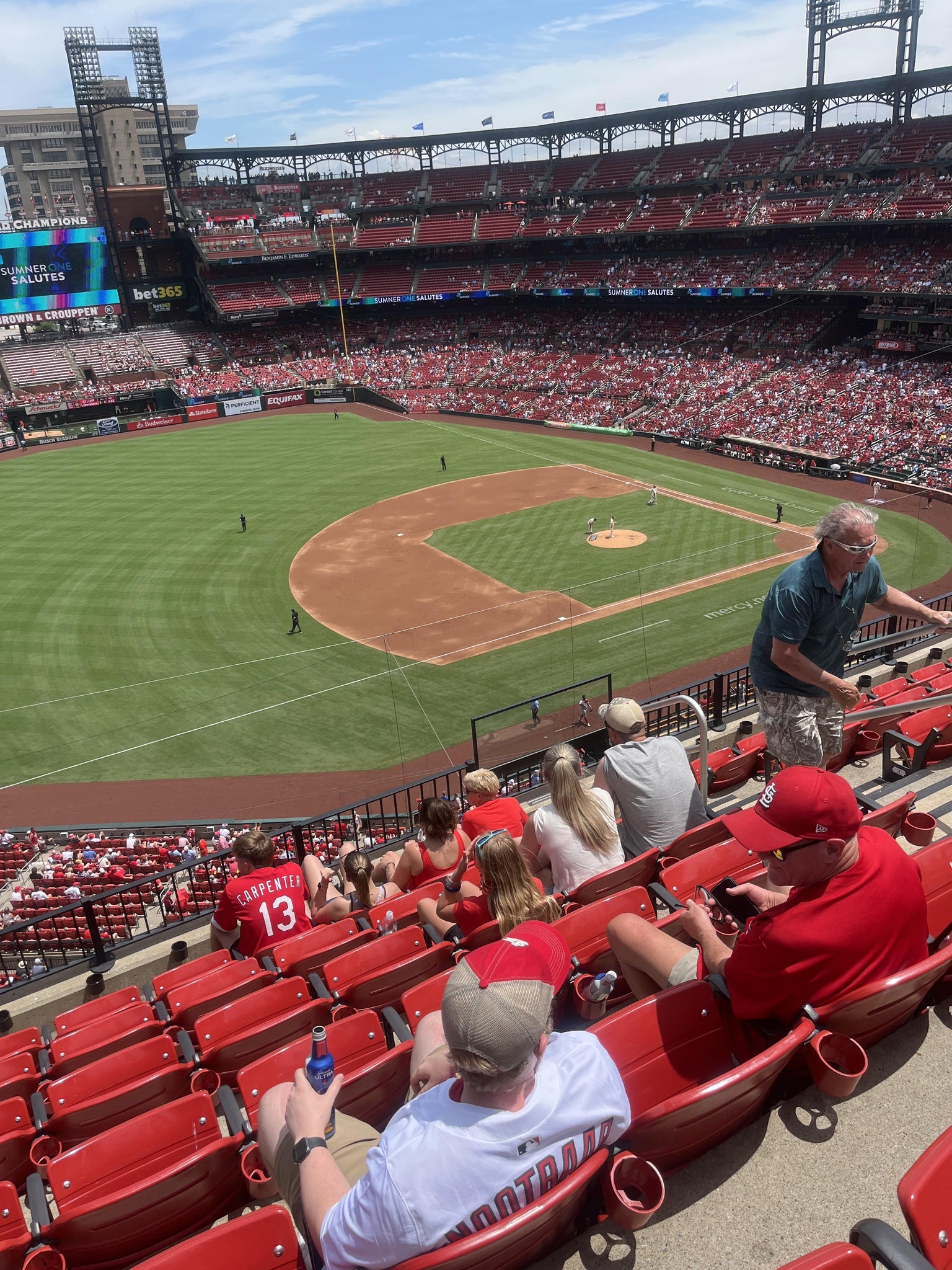 Real Fan View taken from Third Base Pavilion 360 at Busch Stadium by Camren P