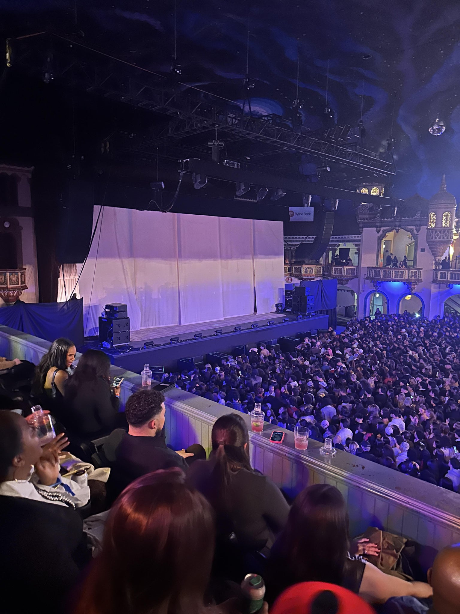 Real Fan View taken from Grand Tier Left at Byline Bank Aragon Ballroom by Salina C