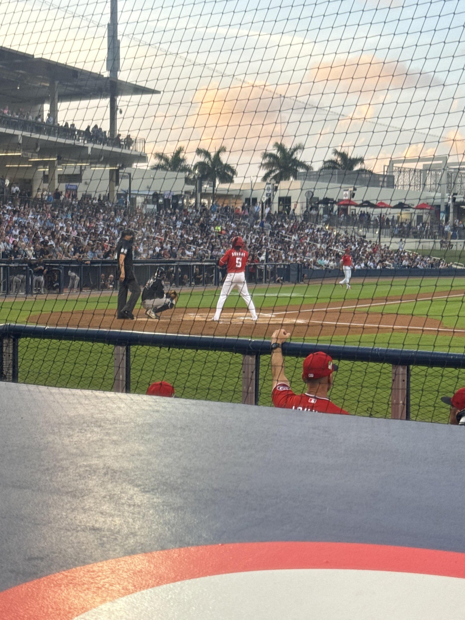 Real Fan View taken from Section 113 at CACTI Park of the Palm Beaches by Rebecca R