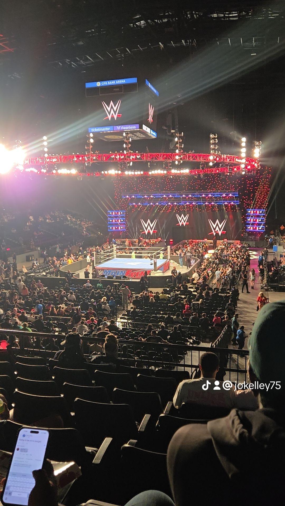 Real Fan View taken from Section 110 at CFG Bank Arena by Jo A