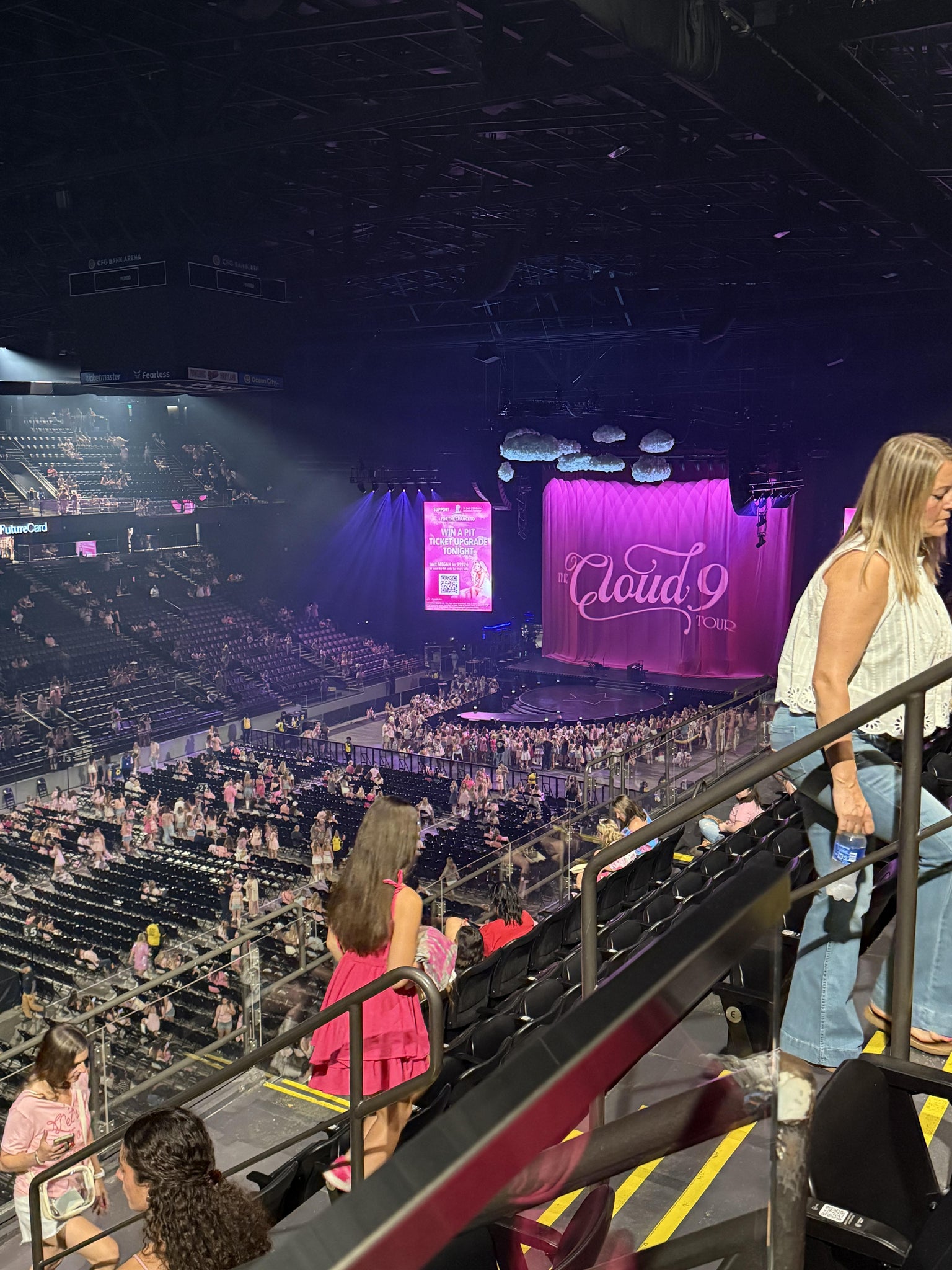 Real Fan View taken from Section 207 at CFG Bank Arena by Luis C