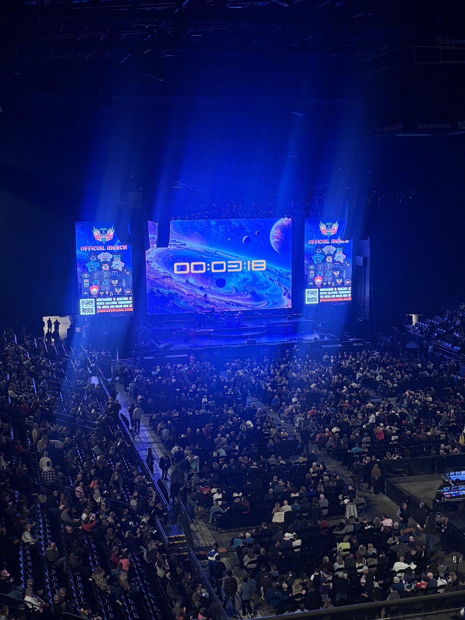 Real Fan View taken from Section 213 at CFG Bank Arena by Sydney W