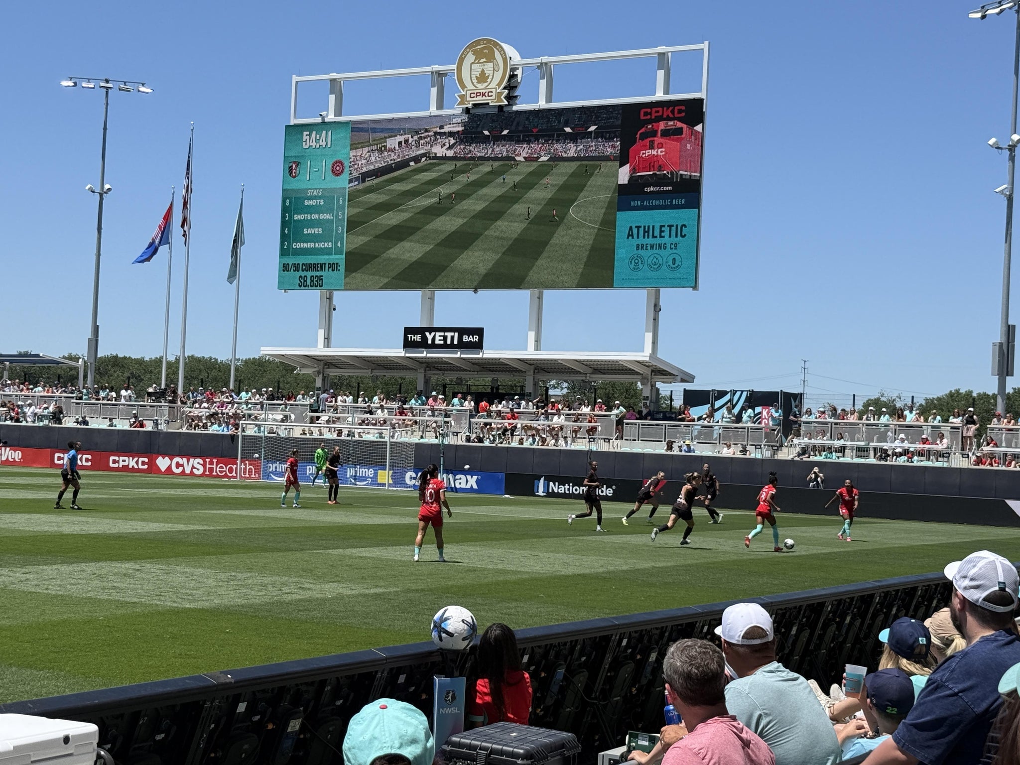 Real Fan View taken from Section 128 at CPKC Stadium by Katy C