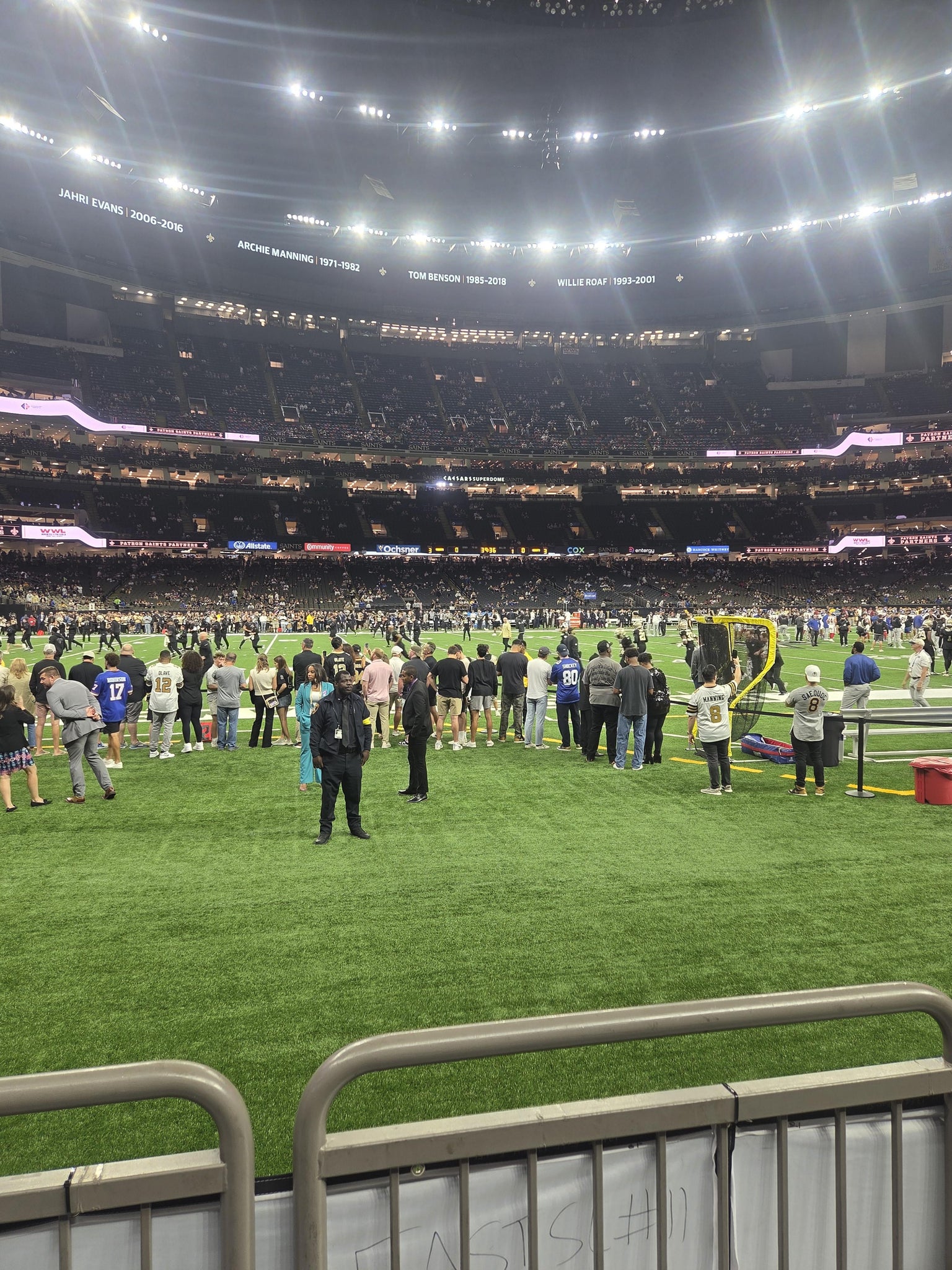 Real Fan View taken from Section 116 at Caesars Superdome by Kecia H