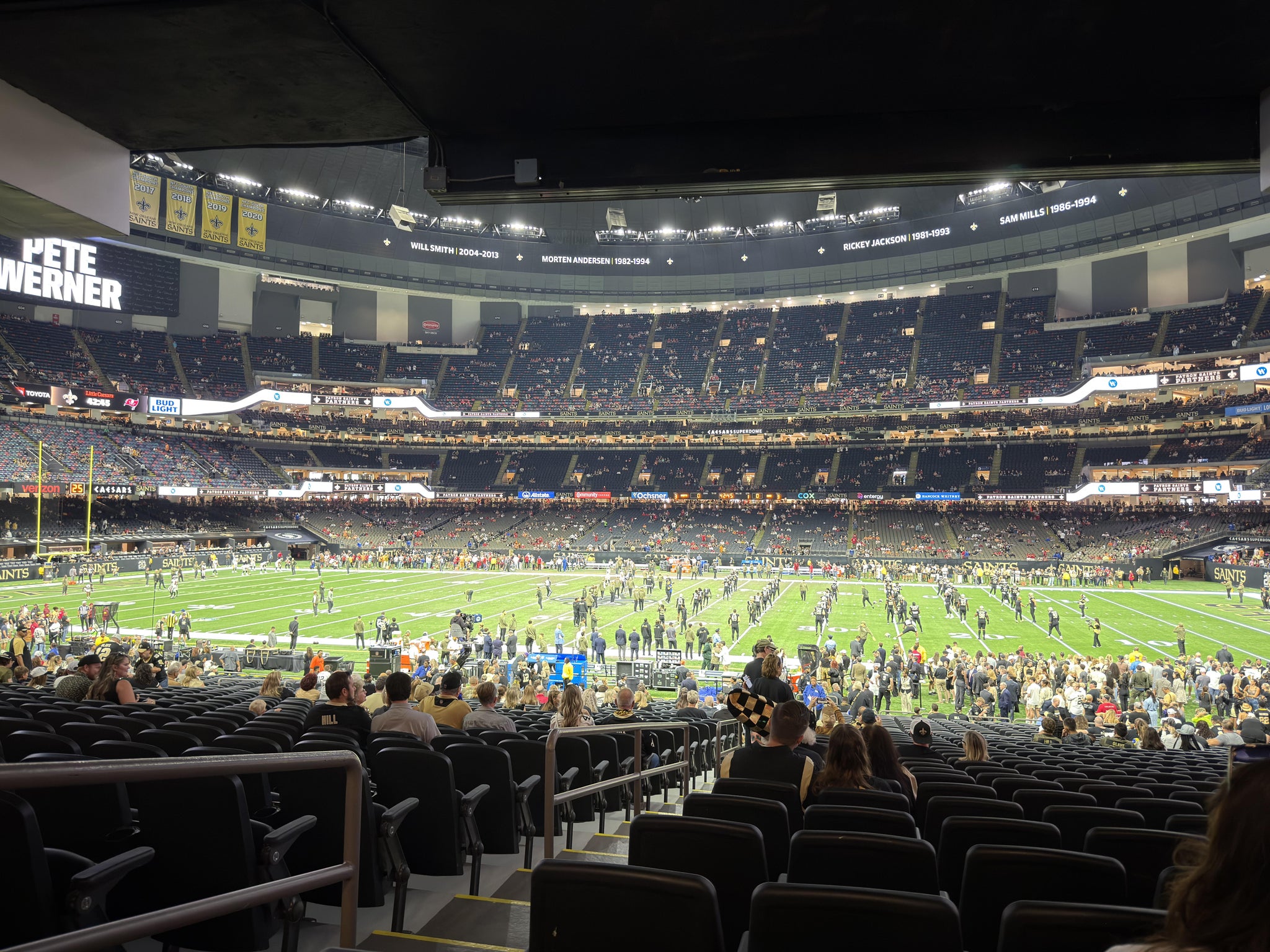 Real Fan View taken from Section 140 at Caesars Superdome by Armen A