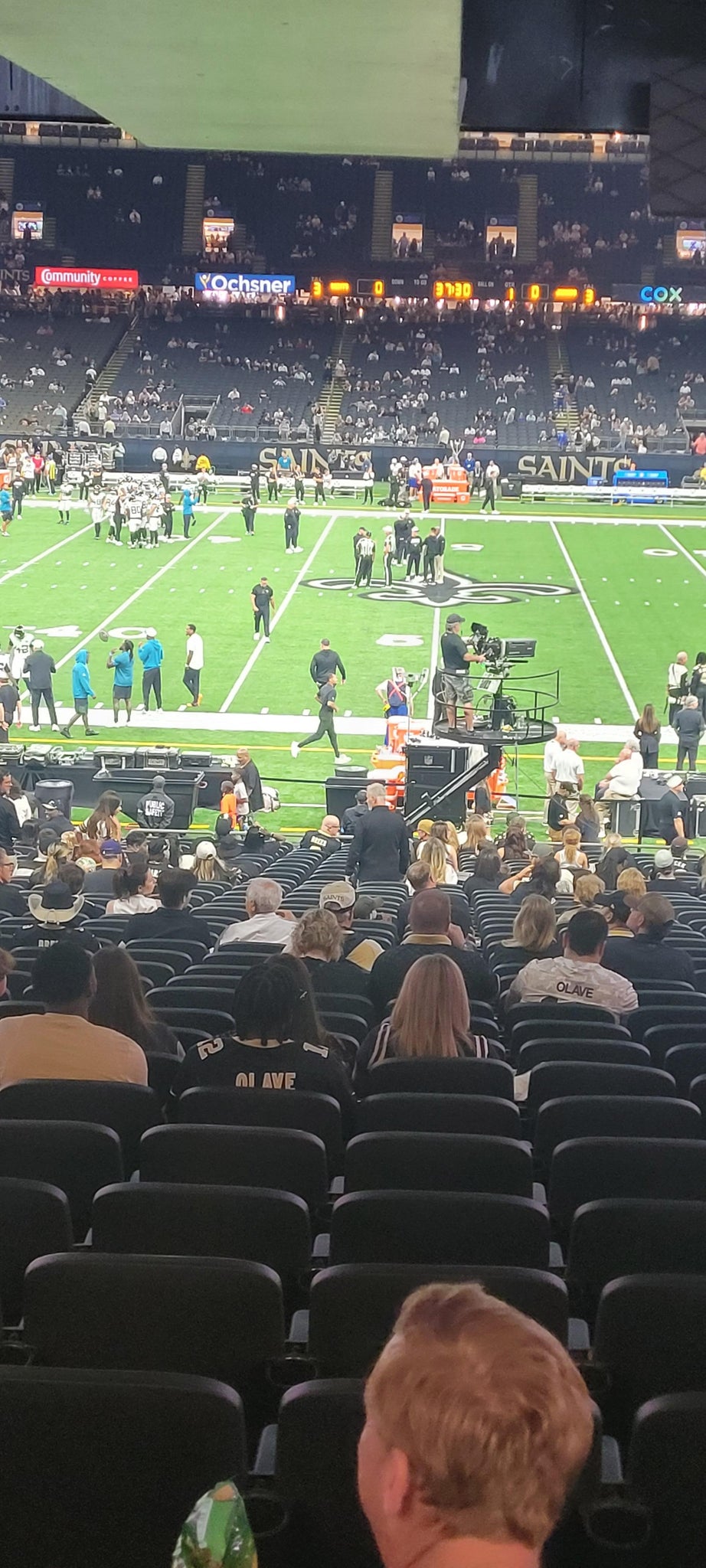 Real Fan View taken from Section 142 at Caesars Superdome by Royal P
