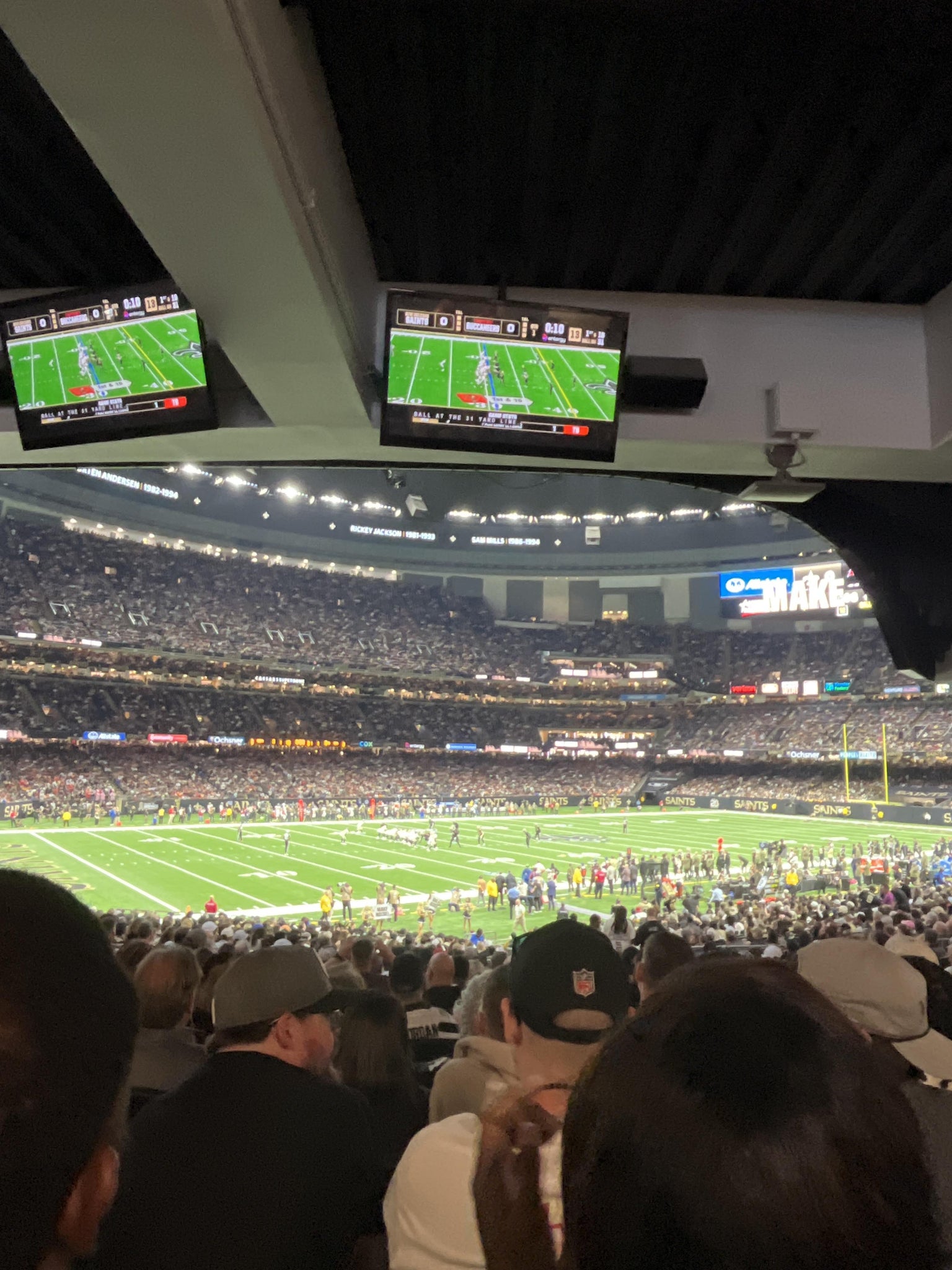 Real Fan View taken from Section 147 at Caesars Superdome by Lawanda G