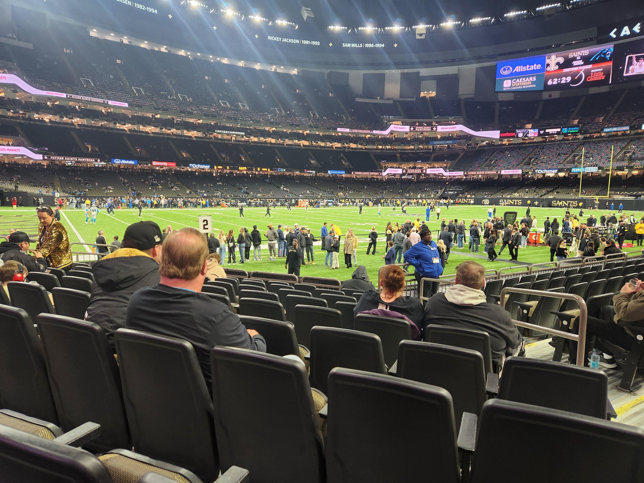 Real Fan View taken from Section 149 at Caesars Superdome by Alex C