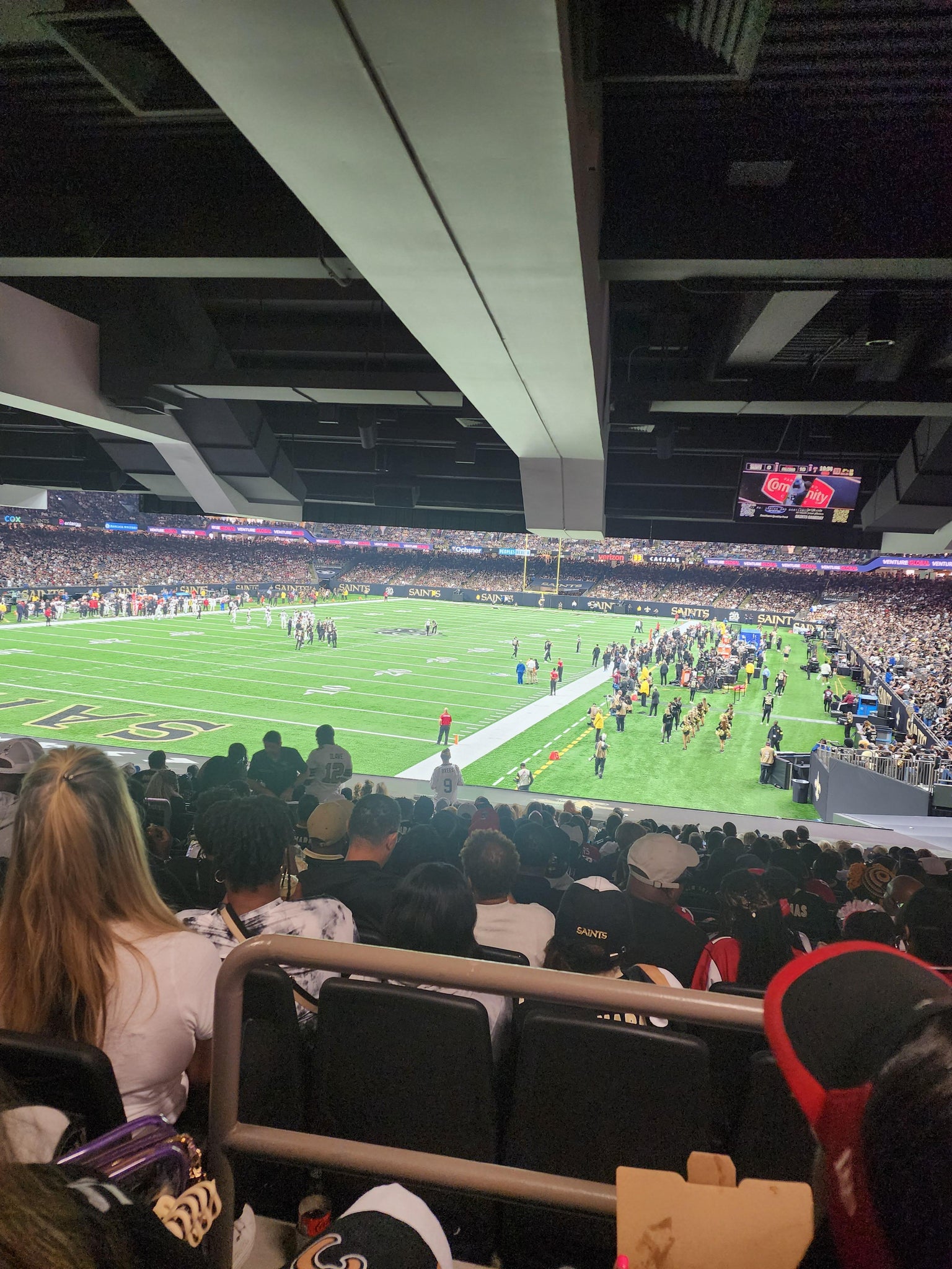 Real Fan View taken from Section 152 at Caesars Superdome by Danielle W