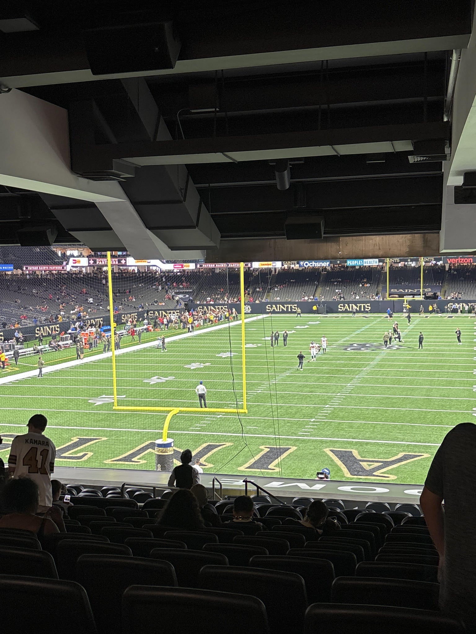 Real Fan View taken from Section 155 at Caesars Superdome by Edward C