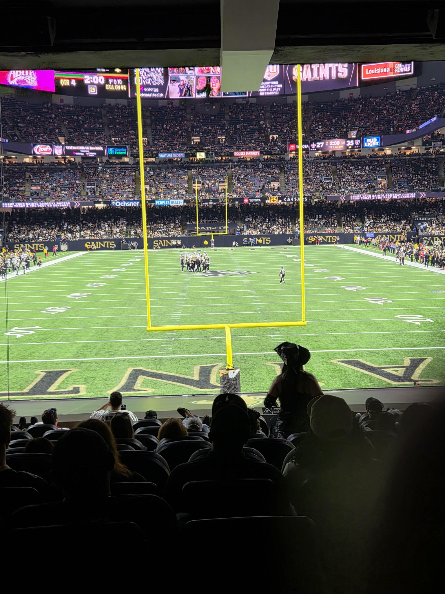 Real Fan View taken from Section 156 at Caesars Superdome by Chad R