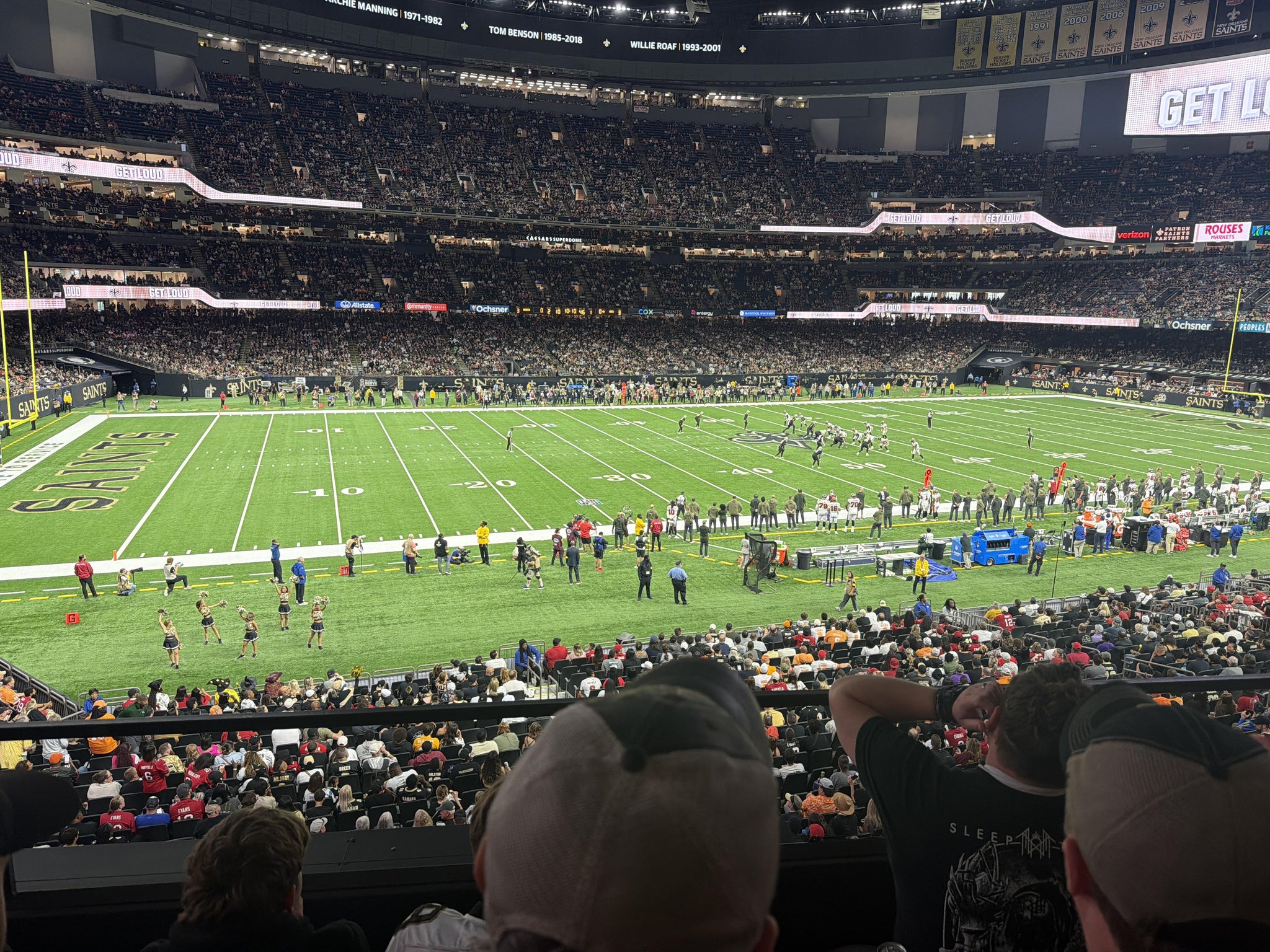 Real Fan View taken from Section 229 at Caesars Superdome by Ryan C