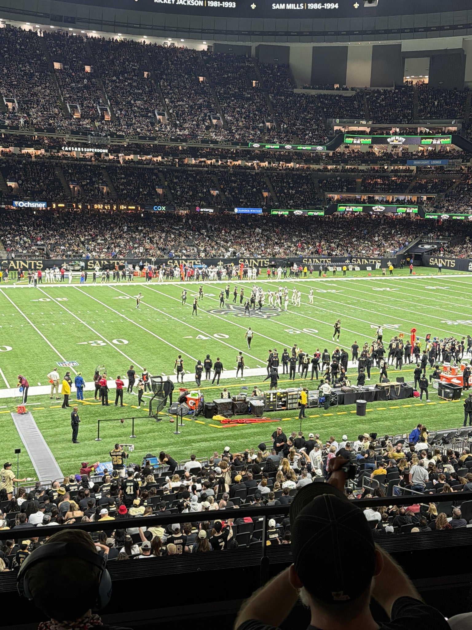 Real Fan View taken from Section 269 at Caesars Superdome by Anonymous User