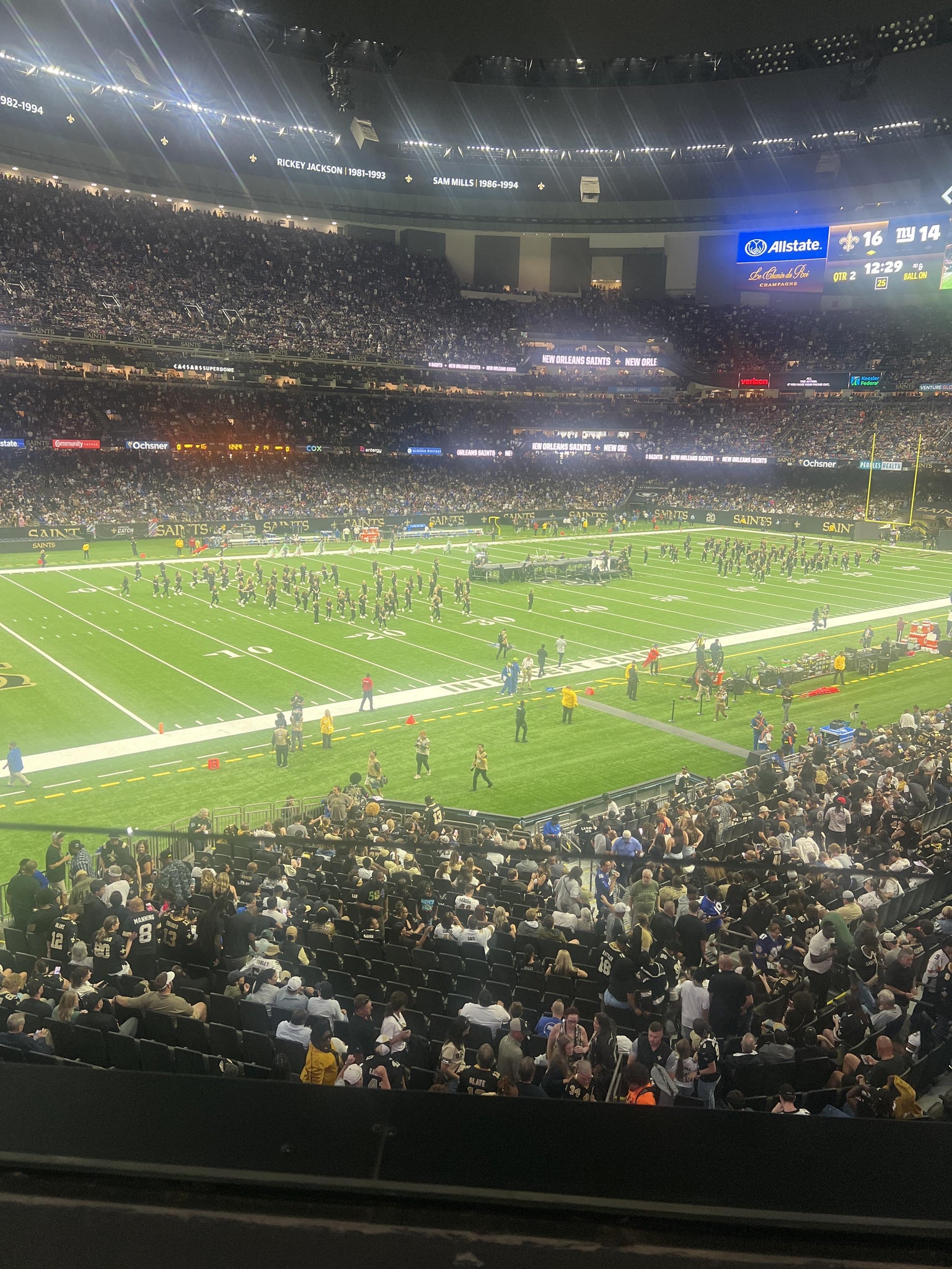 Real Fan View taken from Section 273 WC at Caesars Superdome by Derrick P