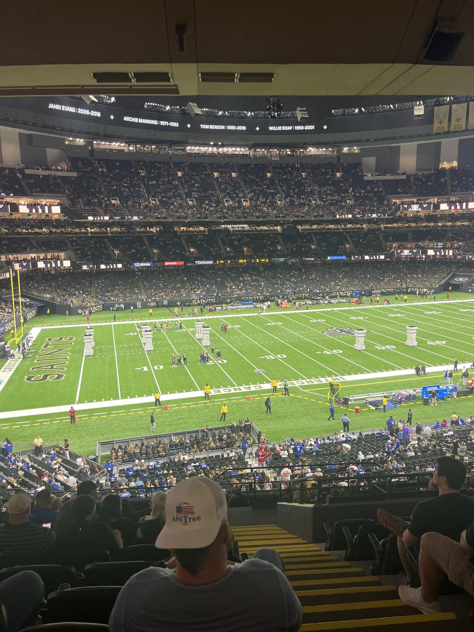 Real Fan View taken from Section 316 at Caesars Superdome by Cody I