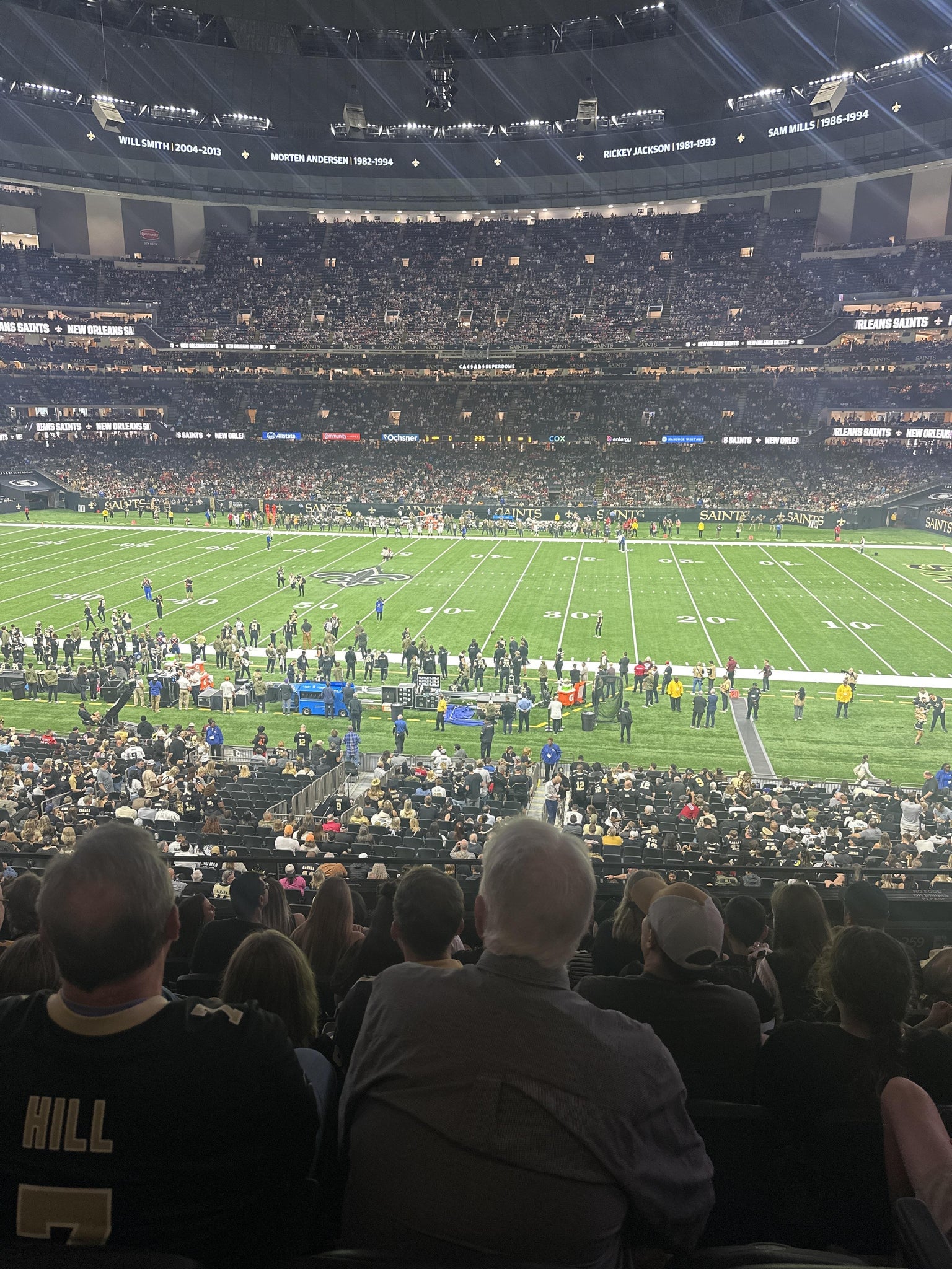 Real Fan View taken from Section 334 at Caesars Superdome by Anonymous User