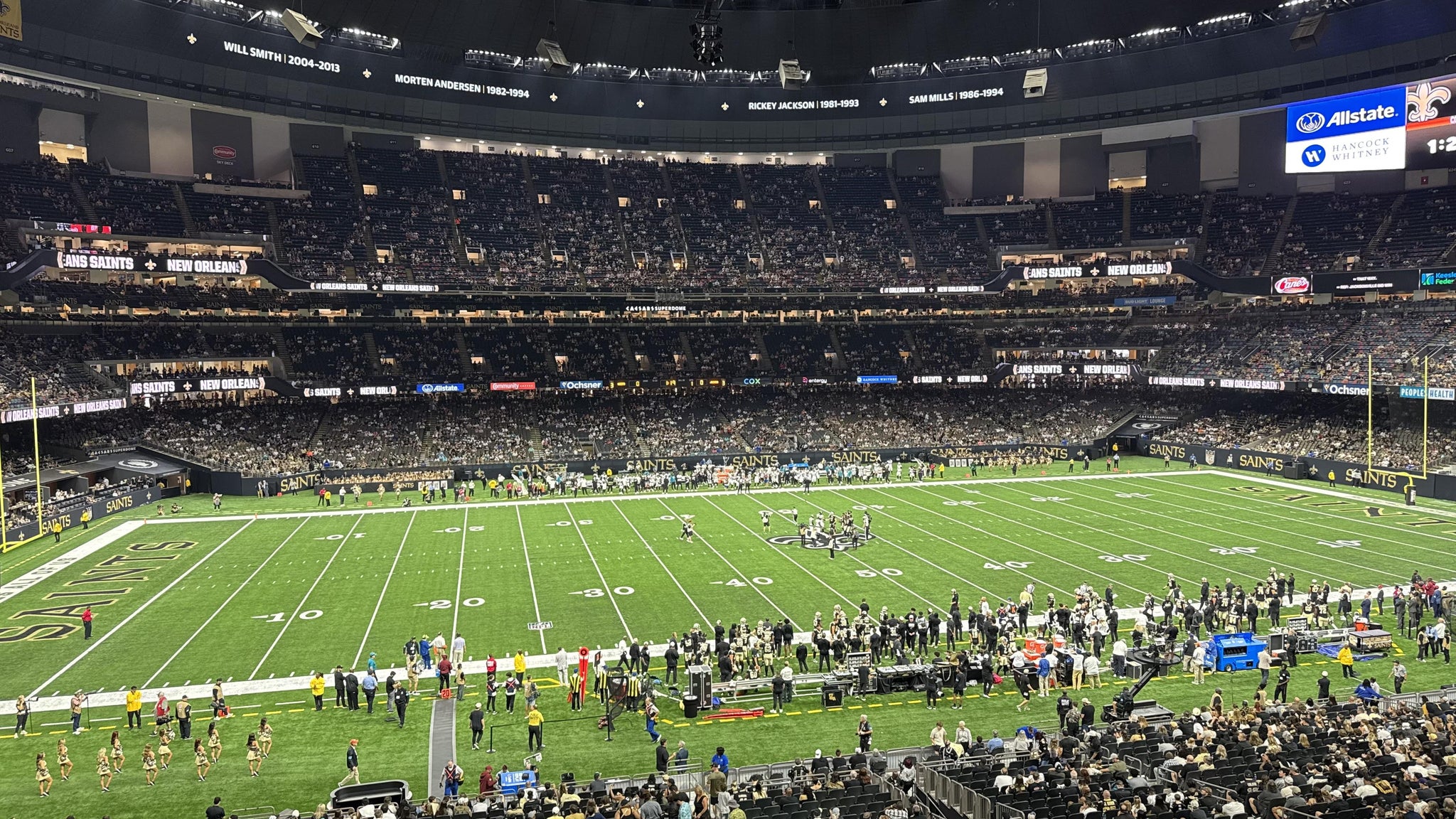 Real Fan View taken from Section 338 at Caesars Superdome by Cody M