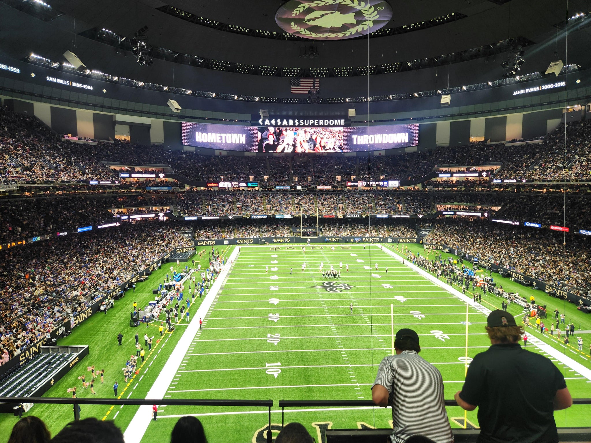 Real Fan View taken from Section 503 at Caesars Superdome by Carl C