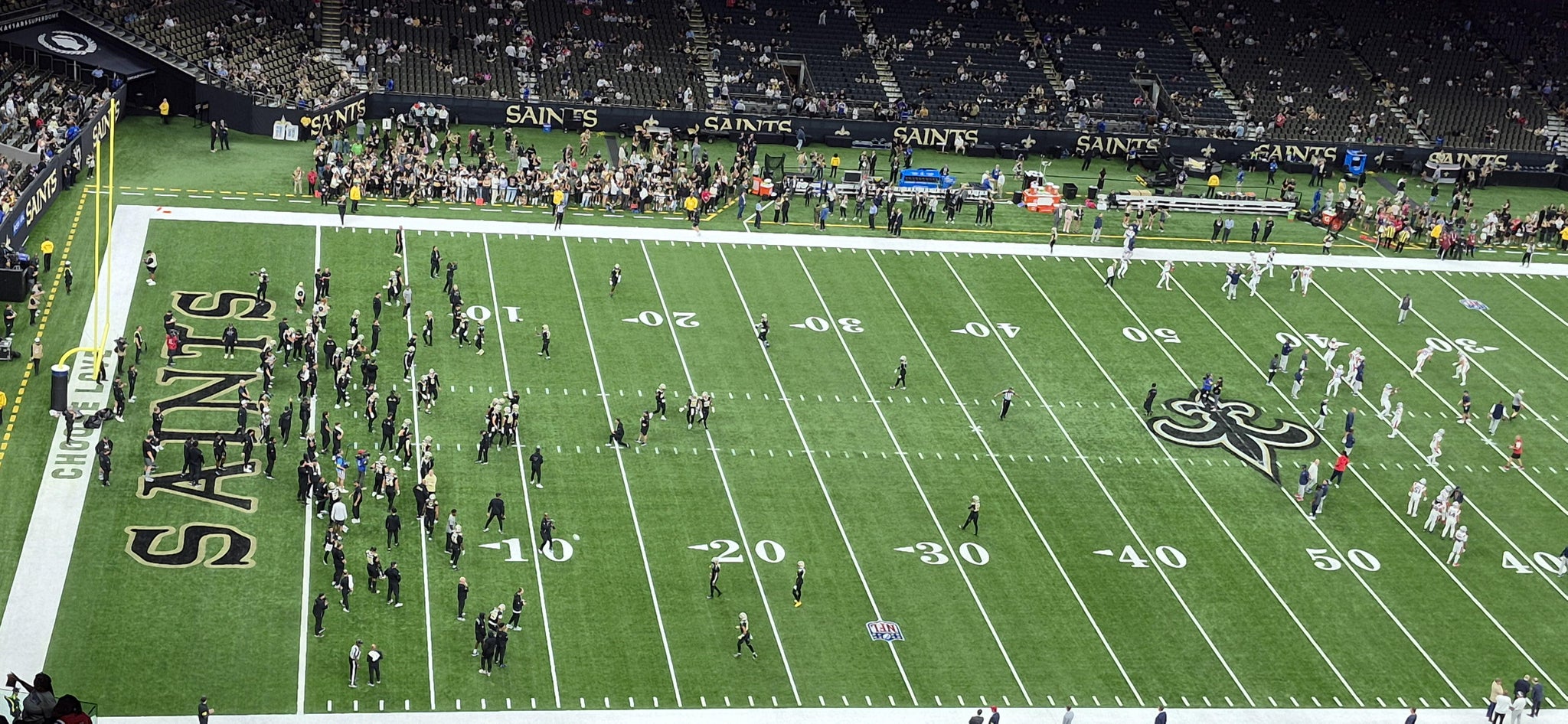 Real Fan View taken from Section 618 at Caesars Superdome by Kathy L
