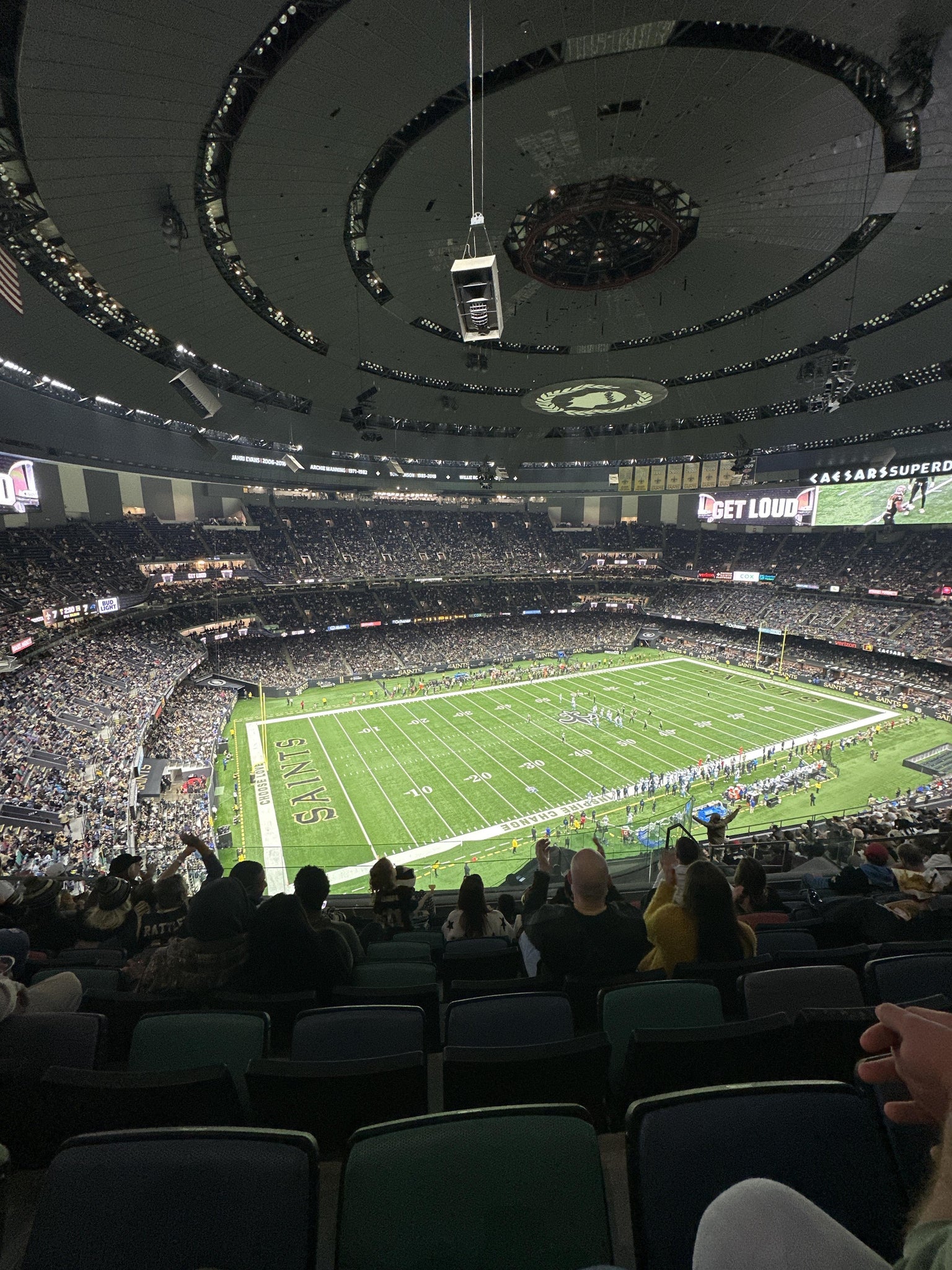 Real Fan View taken from Section 620 at Caesars Superdome by Isaiah W