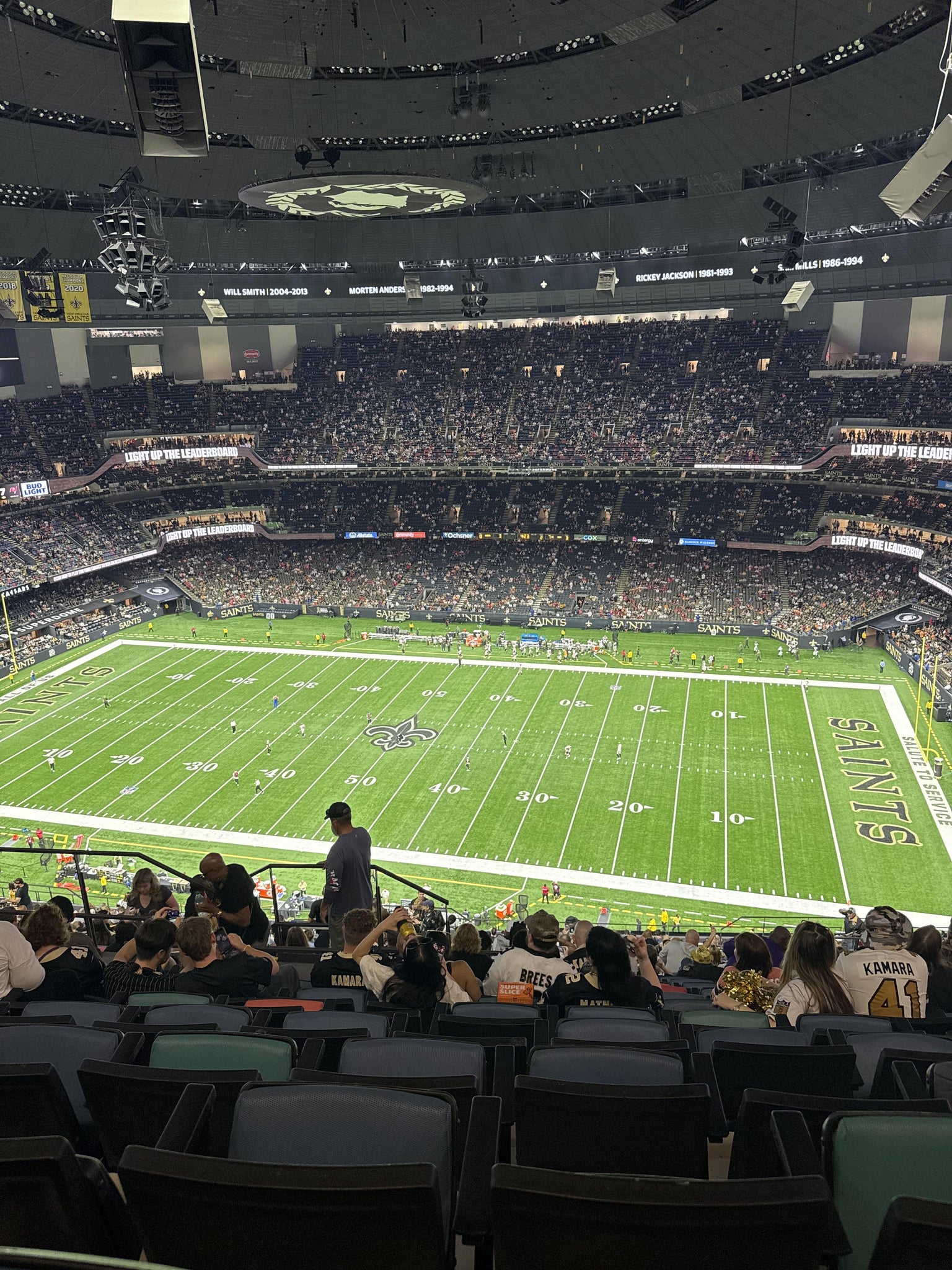 Real Fan View taken from Section 637 at Caesars Superdome by Alexis D
