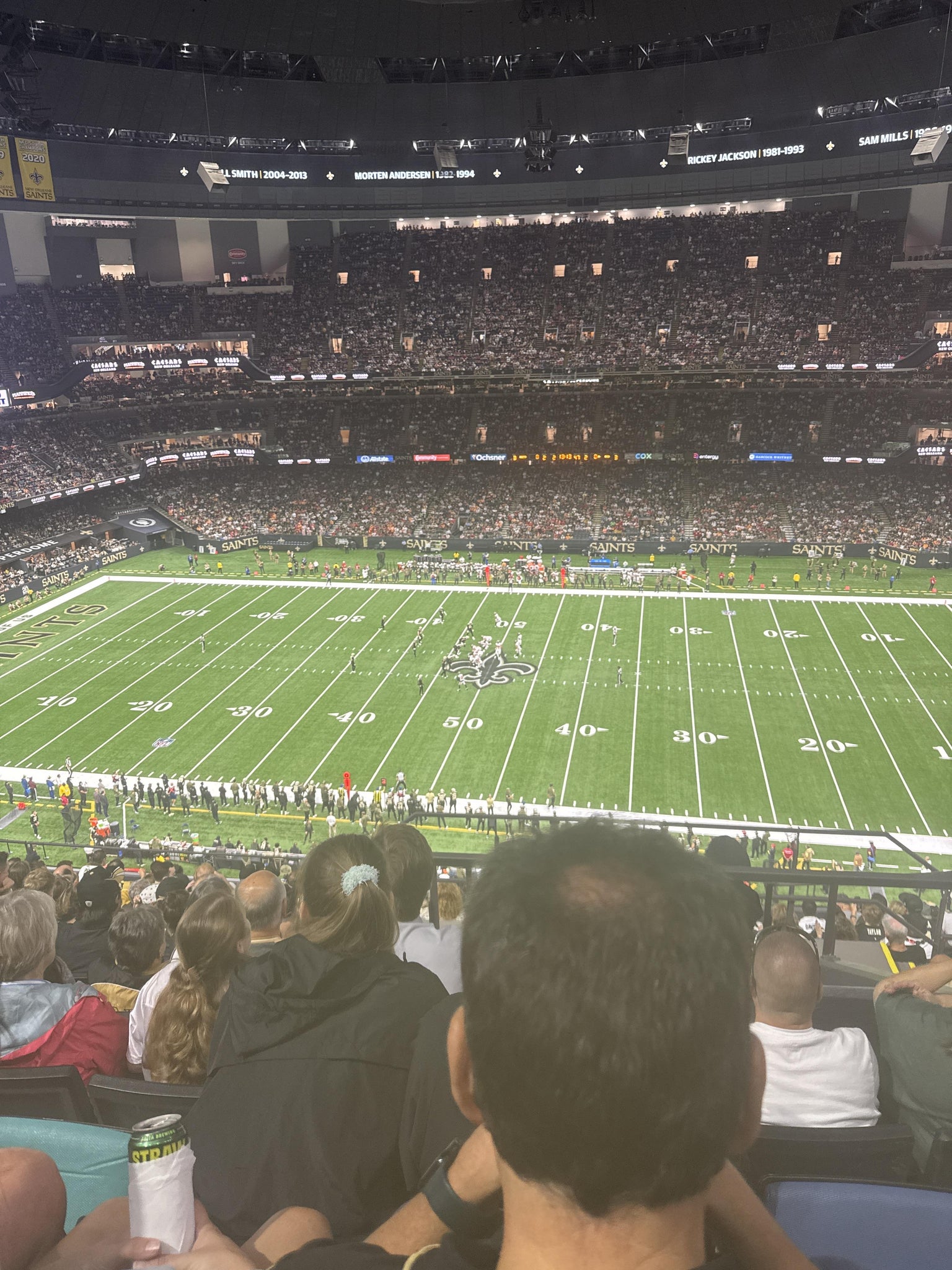 Real Fan View taken from Section 639 at Caesars Superdome by Charlene B