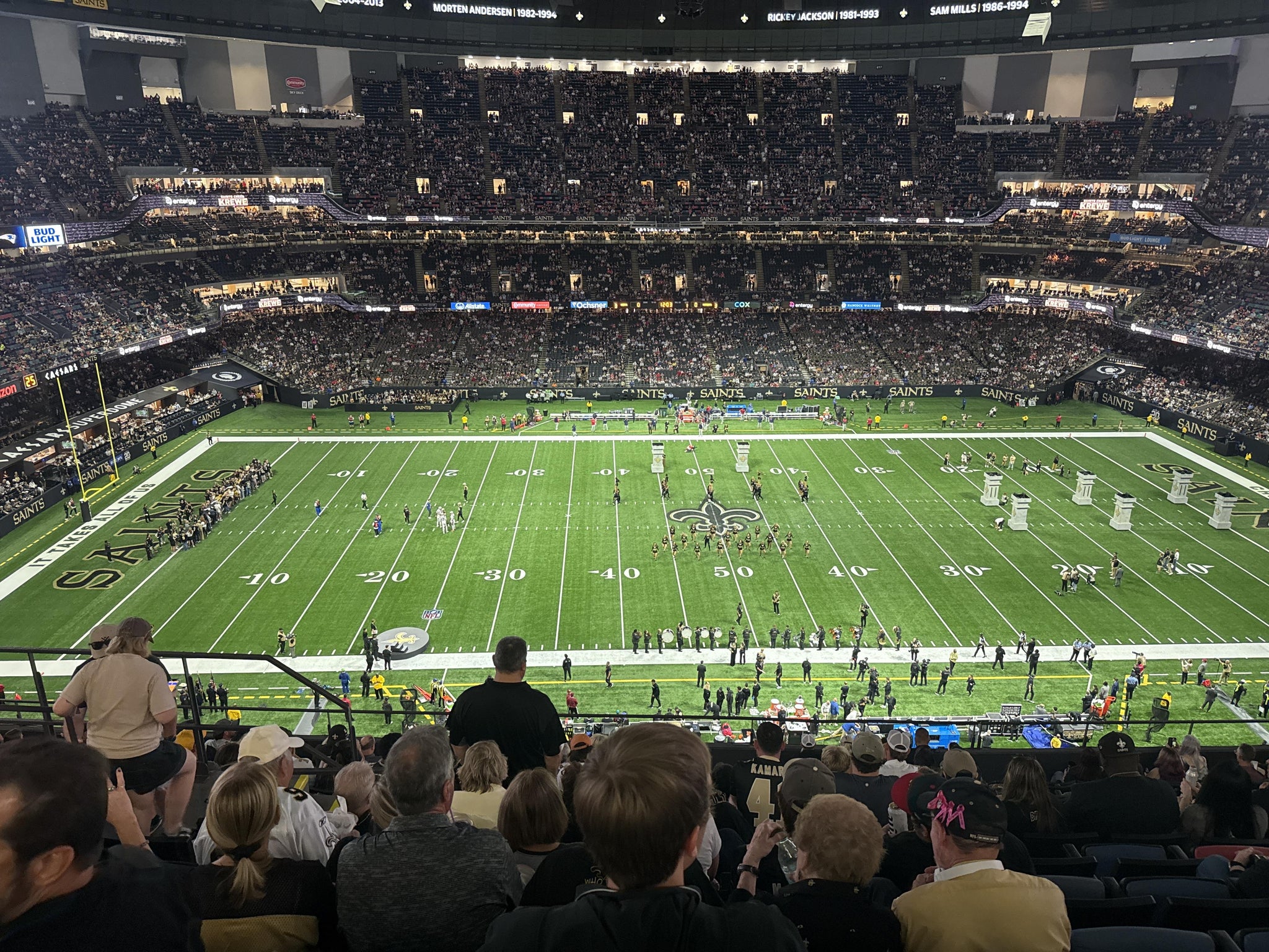 Vue réelle des fans prise de la Section 641 au site Caesars Superdome par Jacob H