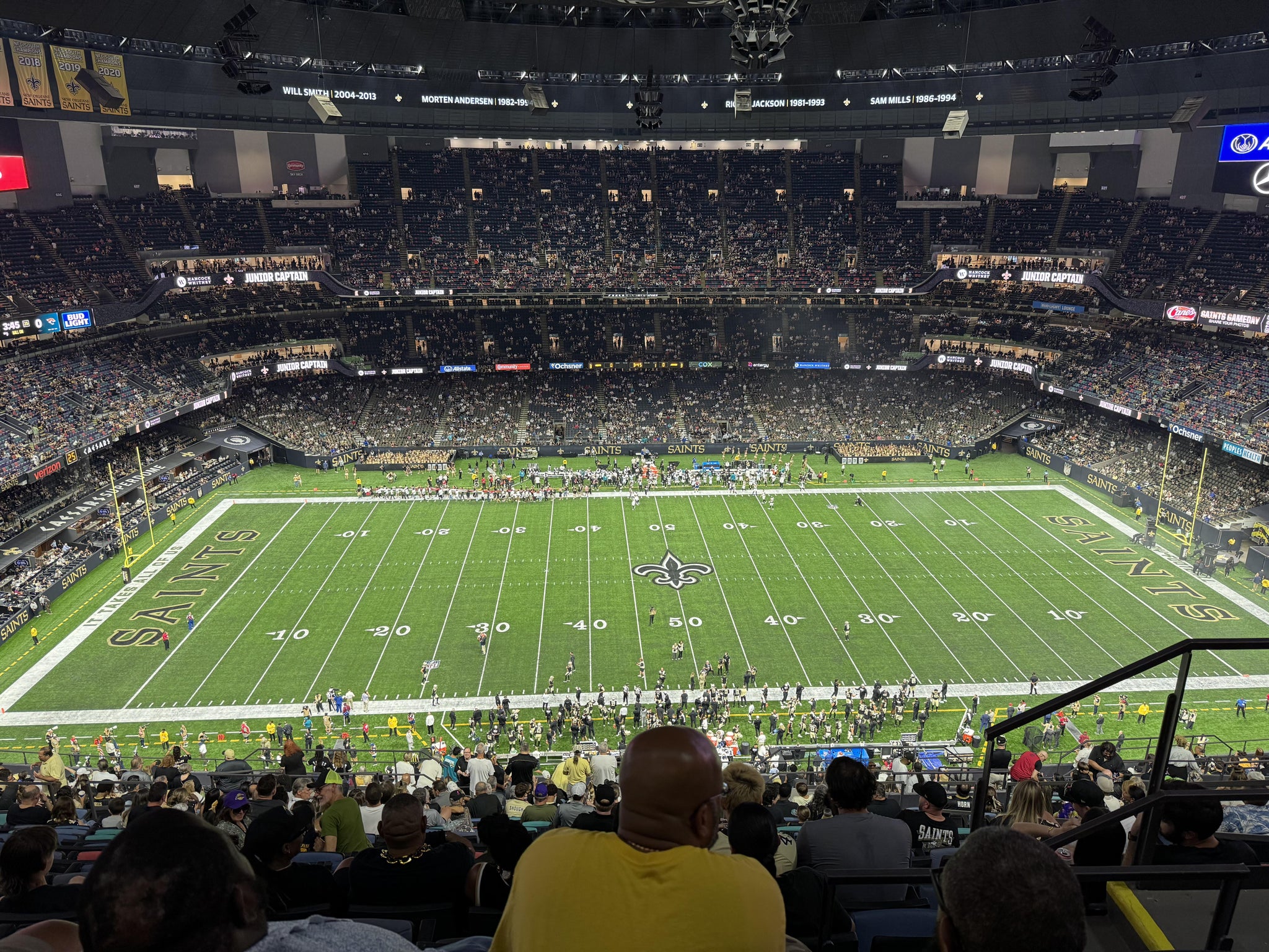 Real Fan View taken from Section 641 at Caesars Superdome by Jenifer S