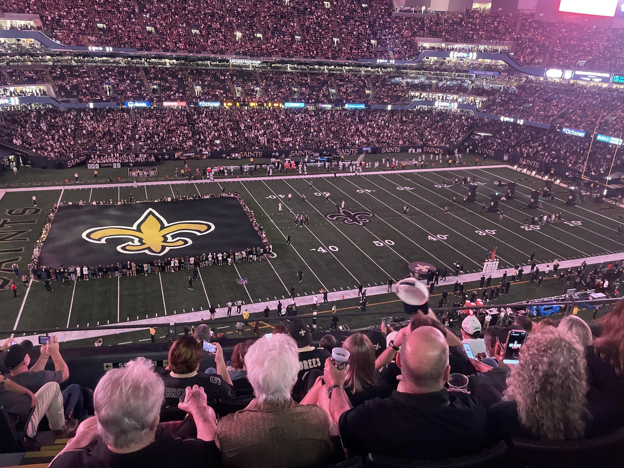 Real Fan View taken from Section 643 at Caesars Superdome by Dianna D