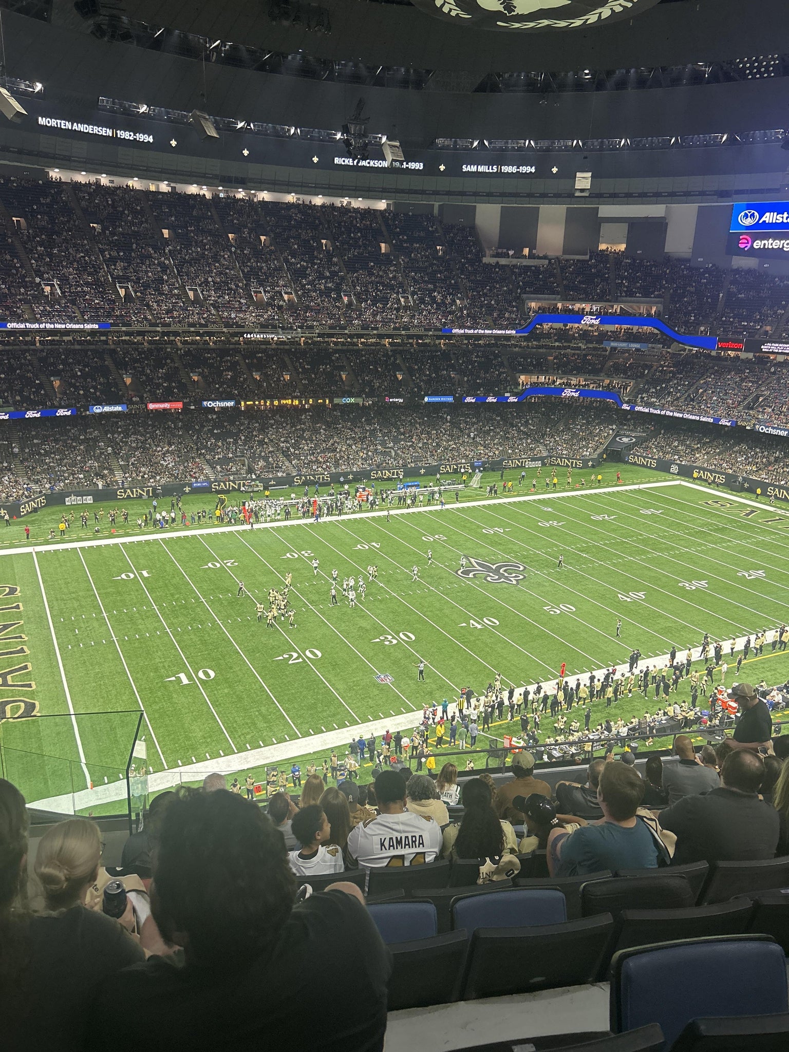 Real Fan View taken from Section 644 at Caesars Superdome by Travis T