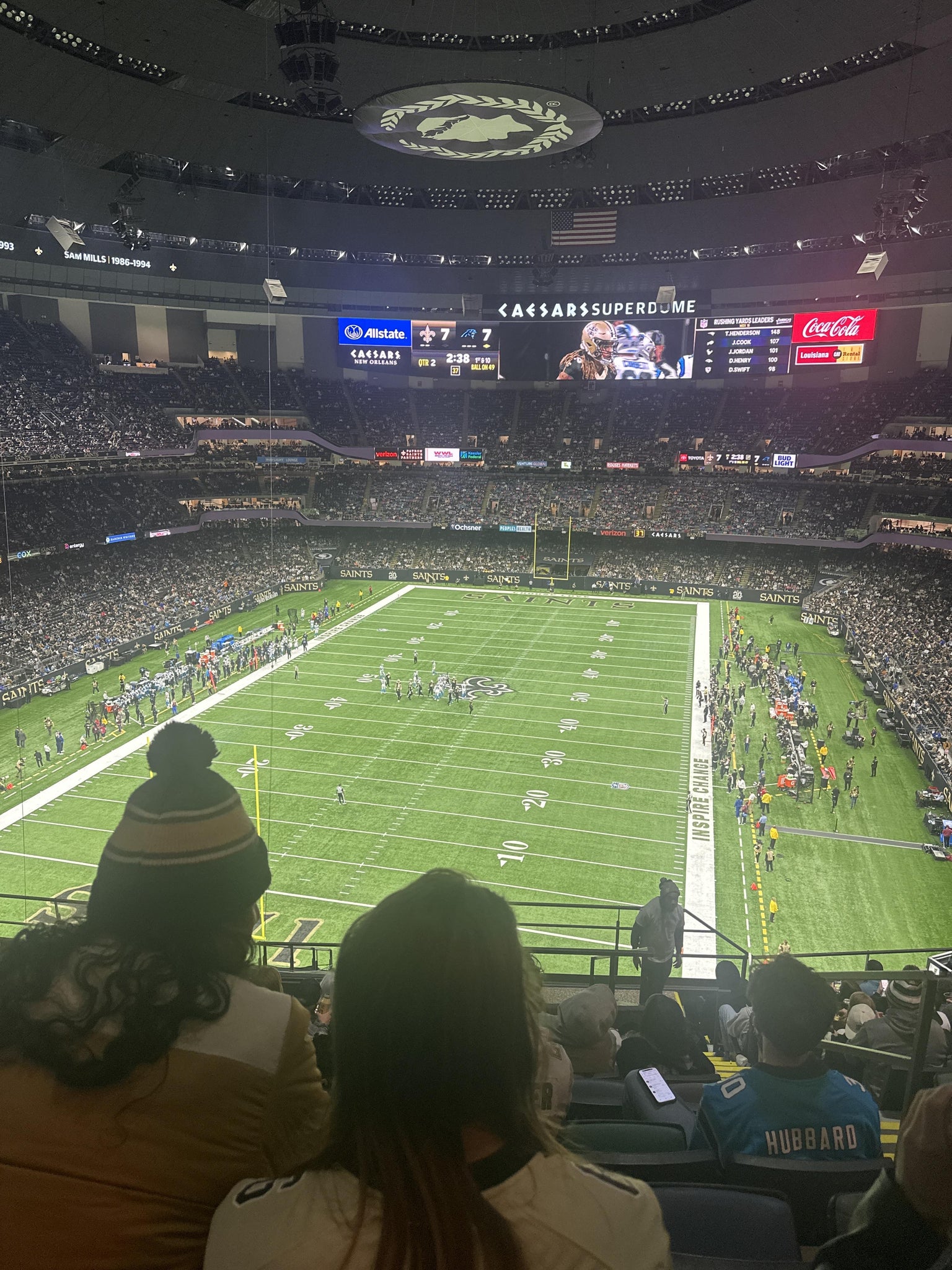 Real Fan View taken from Section 651 at Caesars Superdome by Anonymous User