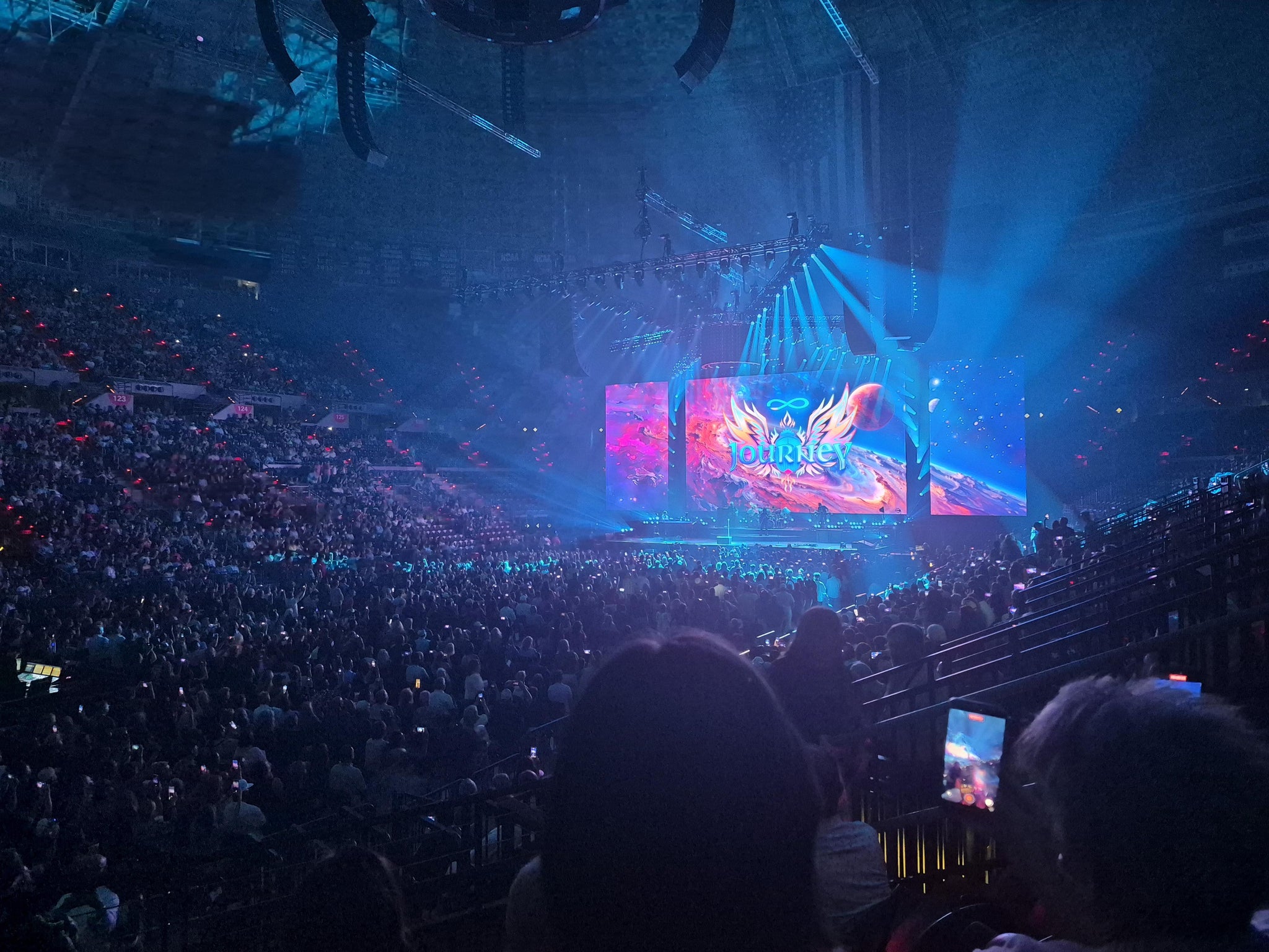 Real Fan View taken from Section 113 at Cajundome by Tania G