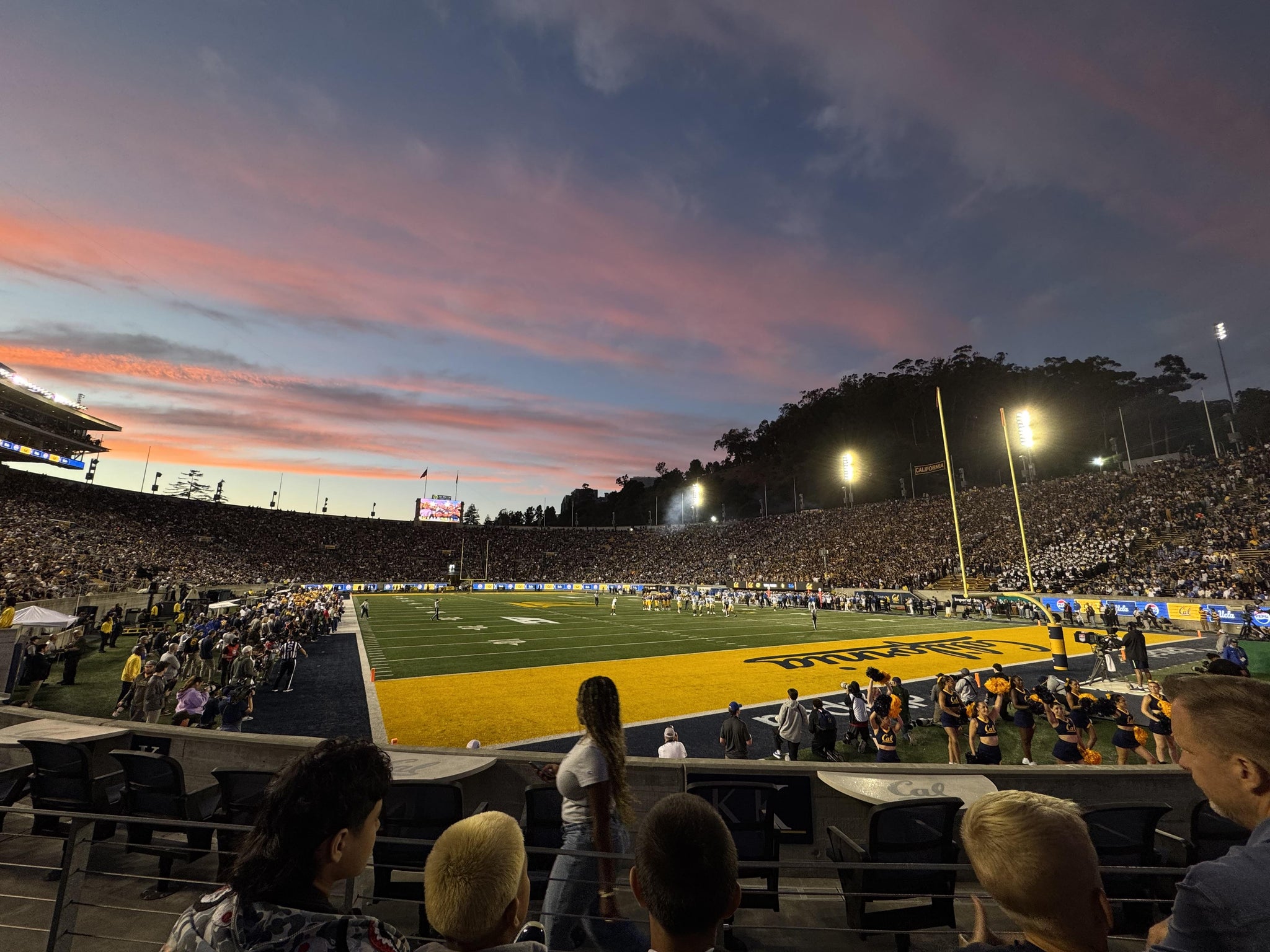 Real Fan View taken from Section KK at California Memorial Stadium by Sam B