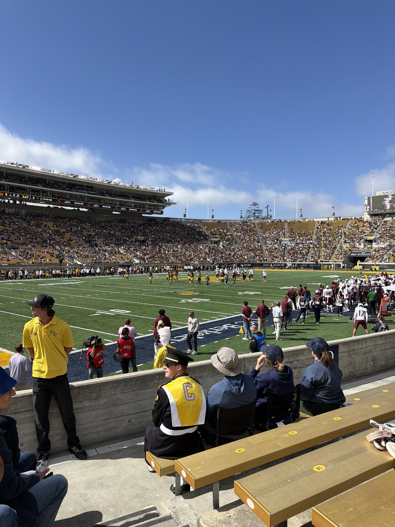 Real Fan View taken from Section PP at California Memorial Stadium by Anonymous User