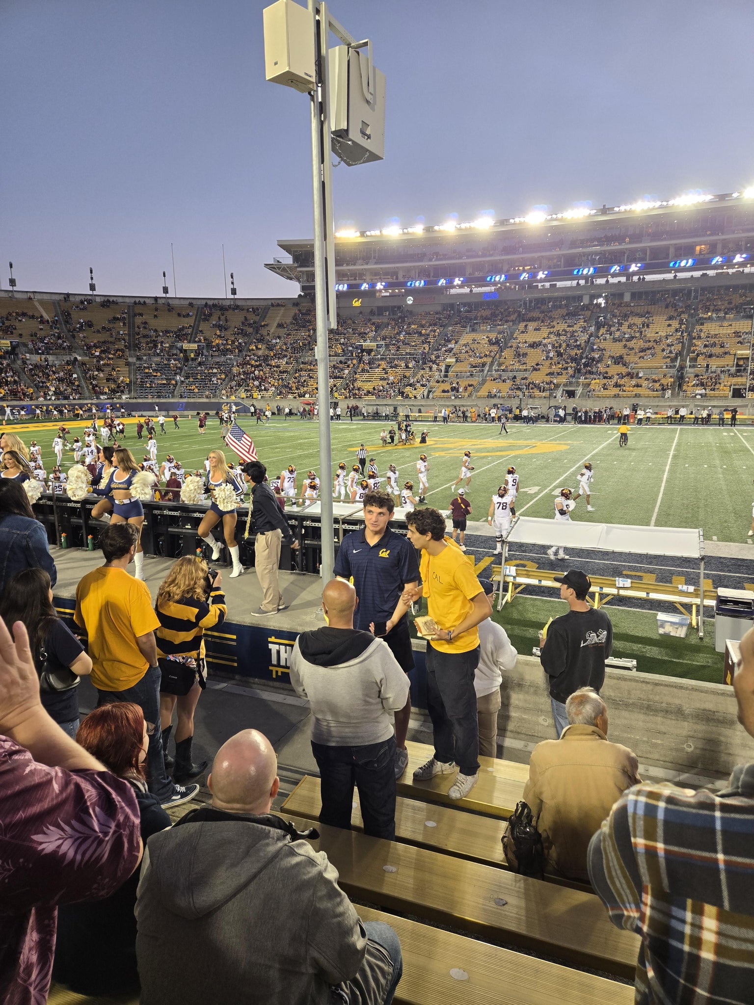 Real Fan View taken from Section T at California Memorial Stadium by James G