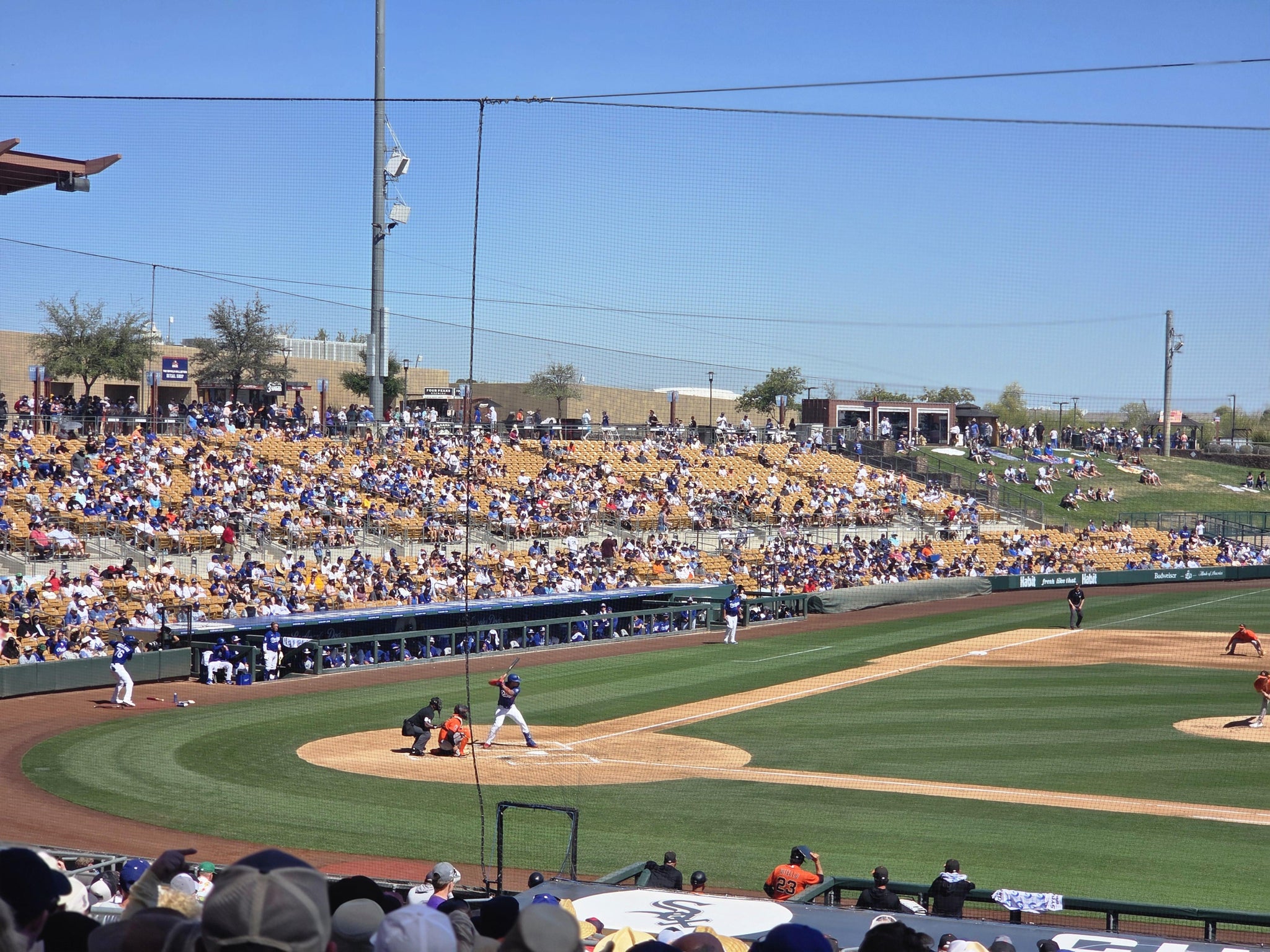 Real Fan View taken from Section 108 at Camelback Ranch by Greg F