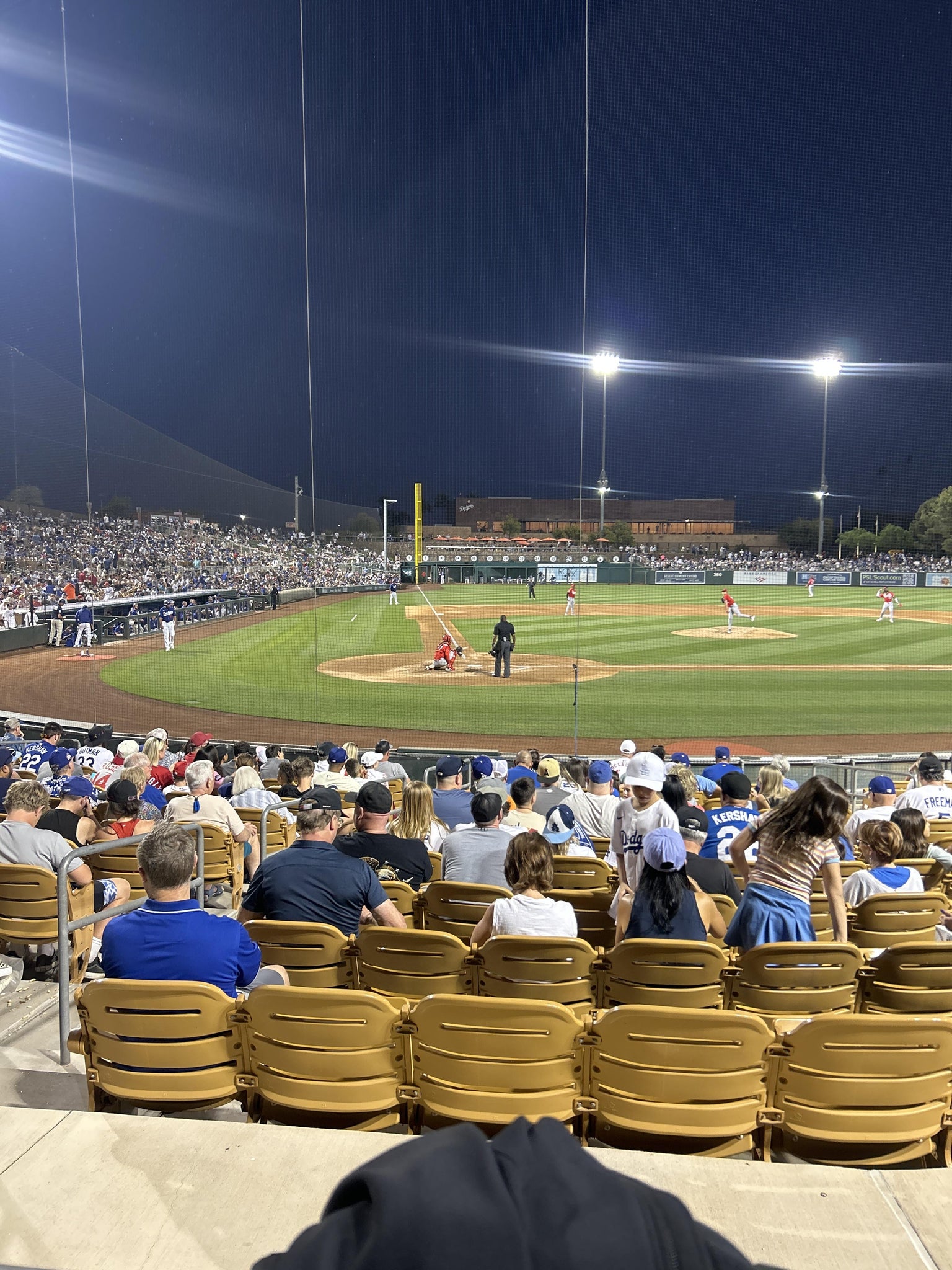 Real Fan View taken from Section 112 at Camelback Ranch by Anonymous User