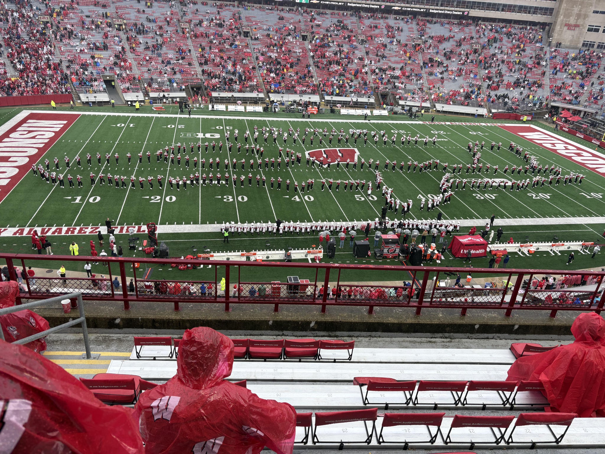 Real Fan View taken from Section GG at Camp Randall Stadium by Mardel W