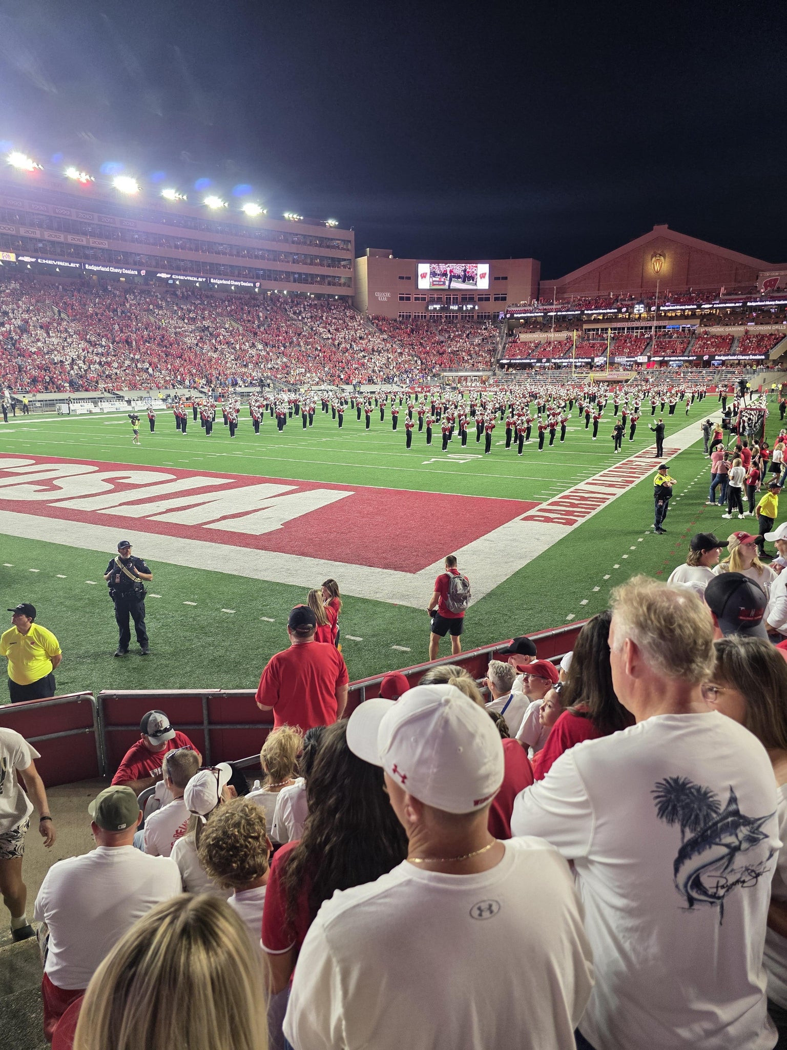 Real Fan View taken from Section I at Camp Randall Stadium by Justin H