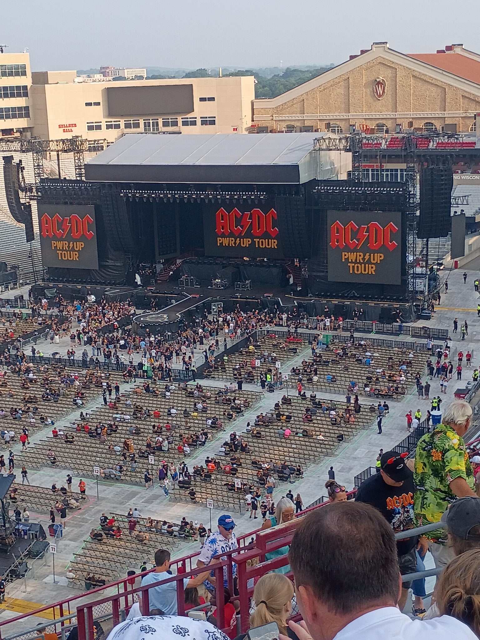Real Fan View taken from Section LL at Camp Randall Stadium by Treasa B
