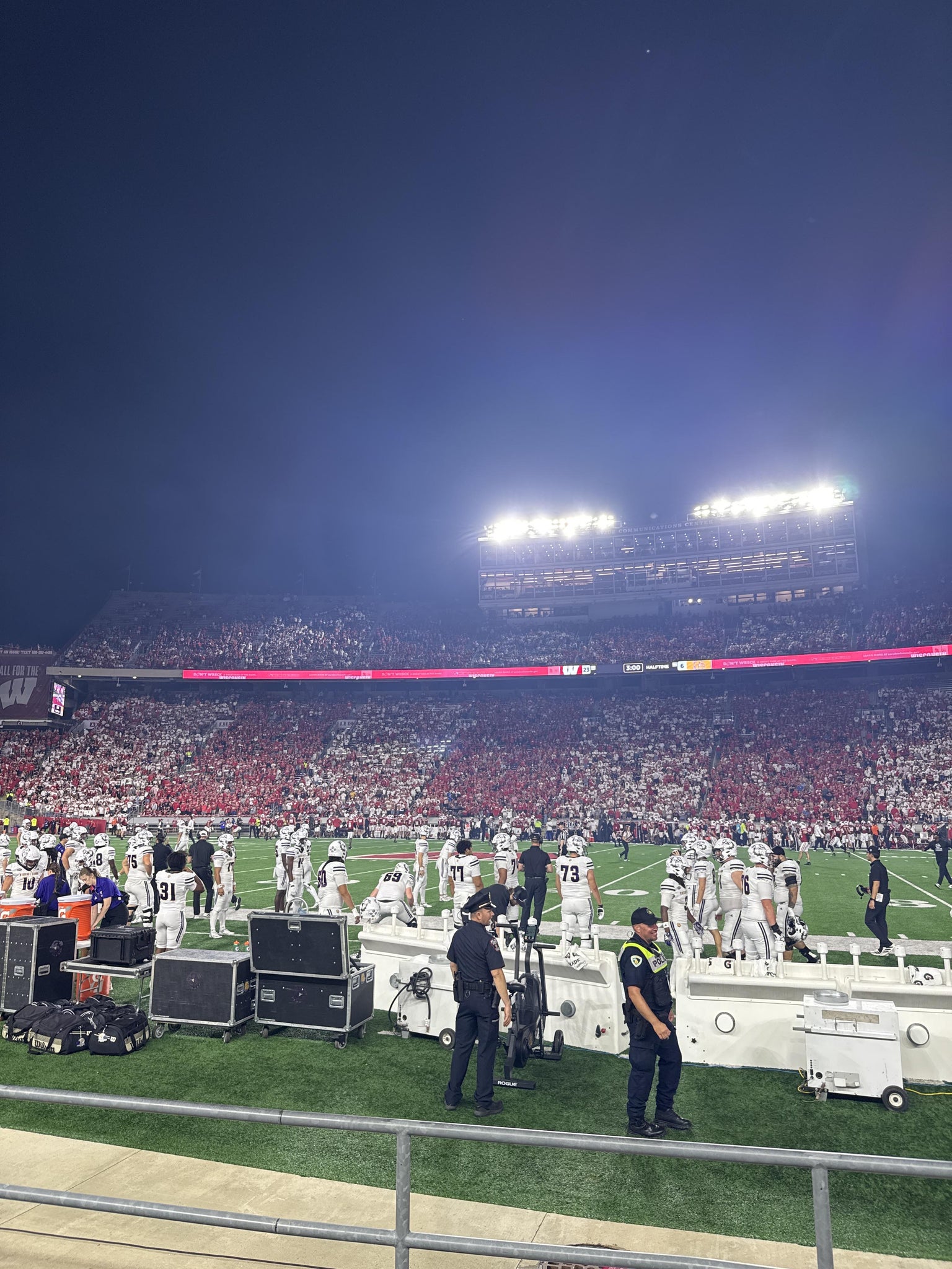 Real Fan View taken from Section S at Camp Randall Stadium by Breeze C