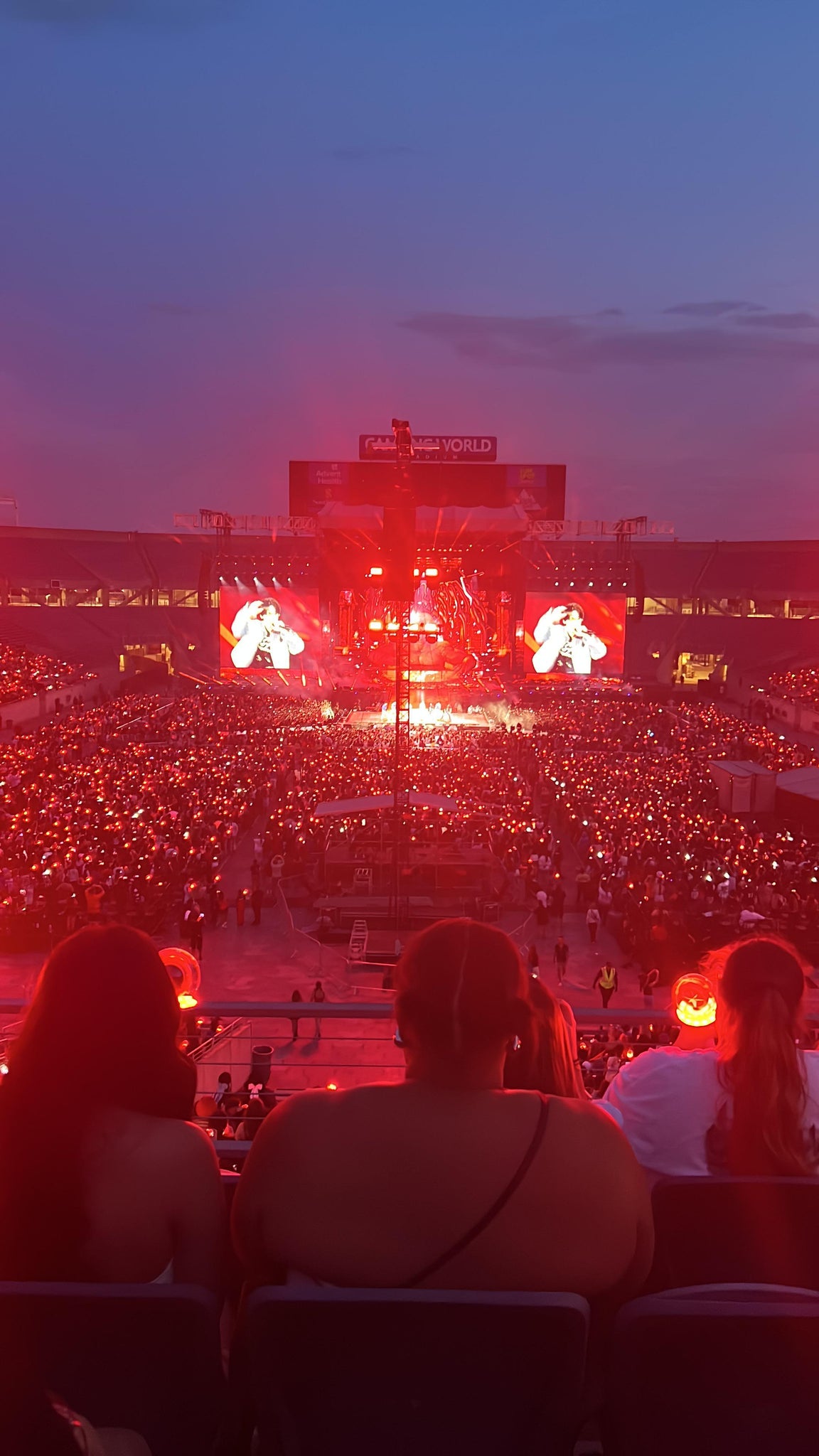 Real Fan View taken from Plaza 47 at Camping World Stadium by Valerie w O