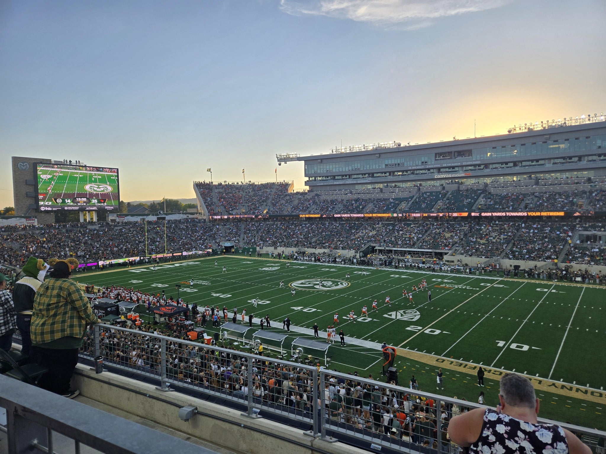 Real Fan View taken from Section 205 at Canvas Stadium by Lynn H