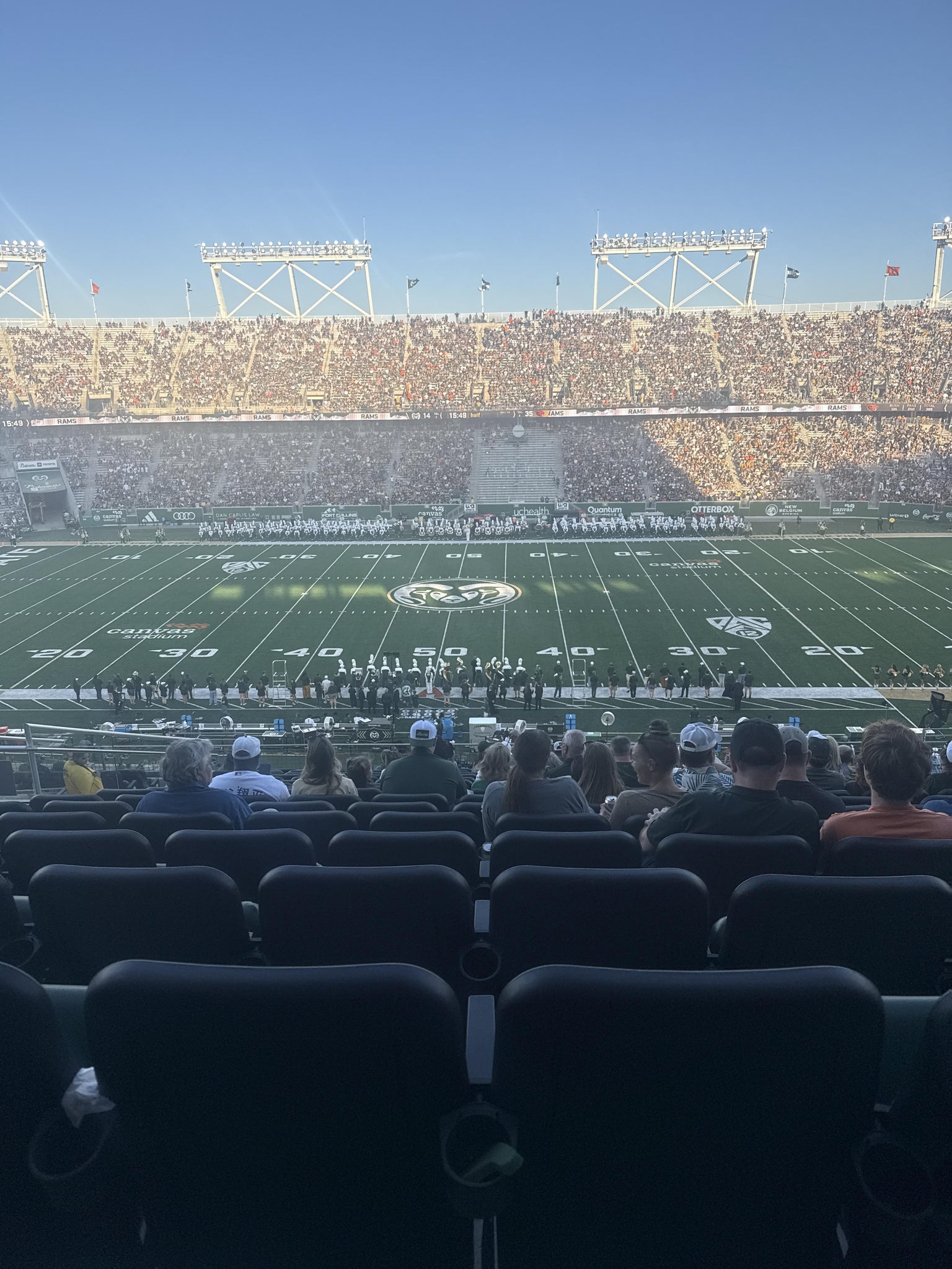 Real Fan View taken from Section 233 at Canvas Stadium by Jennifer R