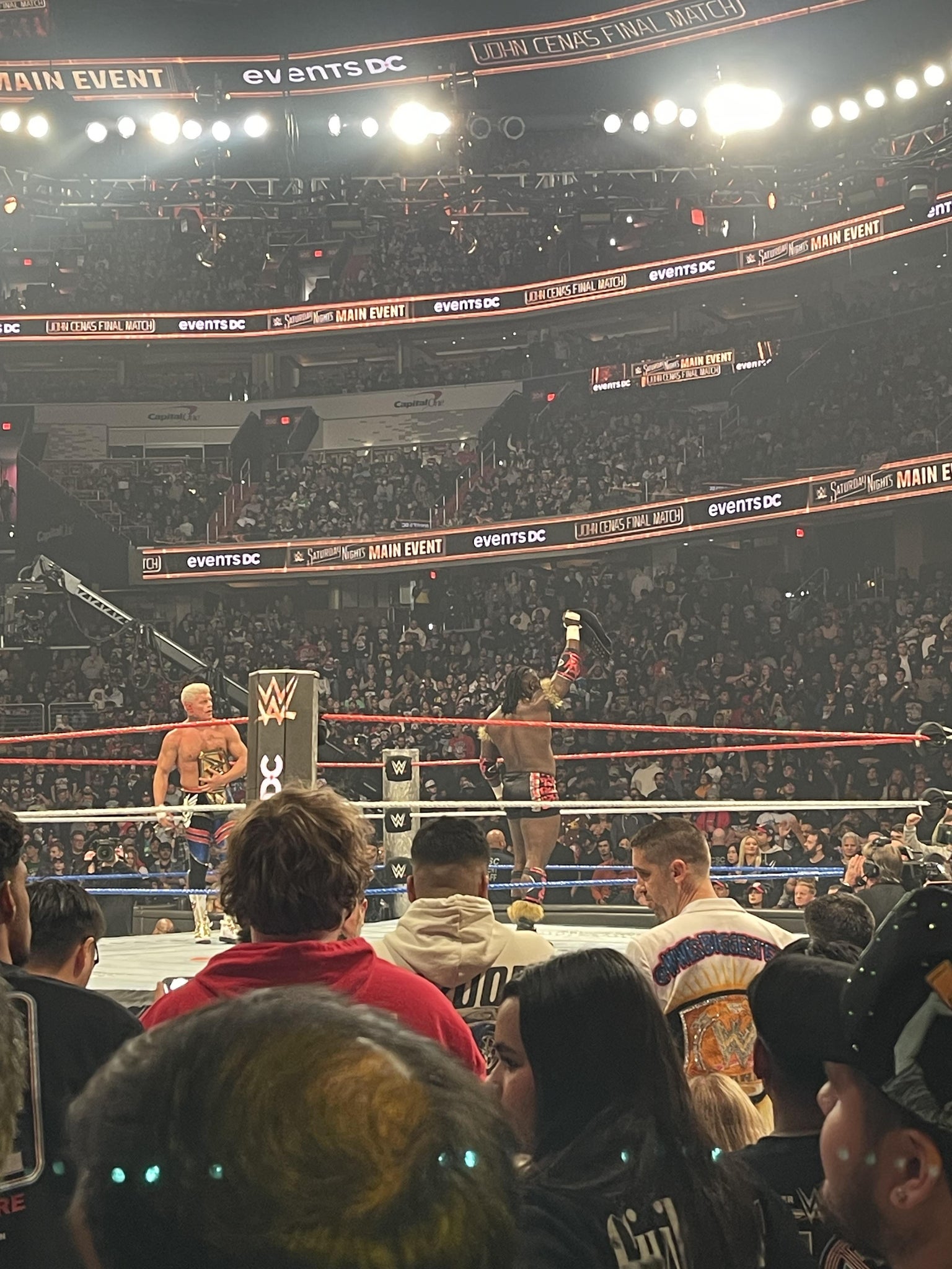 Real Fan View taken from Section 101 at Capital One Arena by Richard R