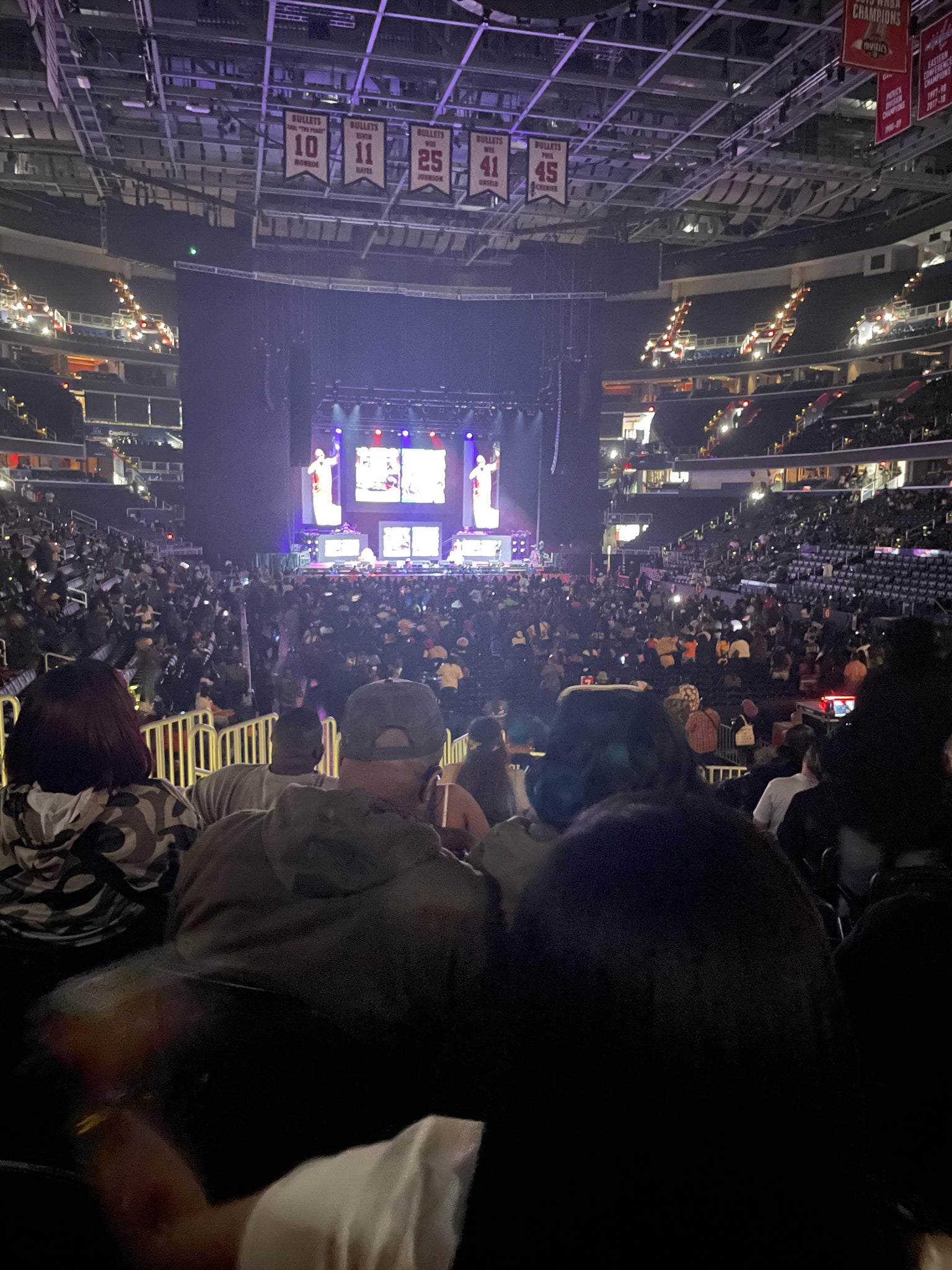 Real Fan View taken from Section 104 at Capital One Arena by Aran M