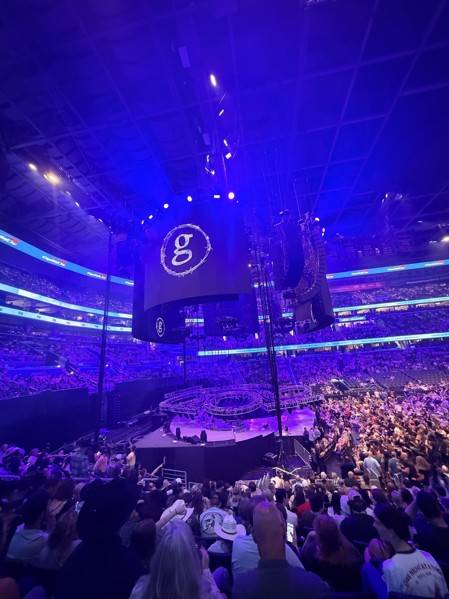 Real Fan View taken from Section 120 at Capital One Arena by Christian H