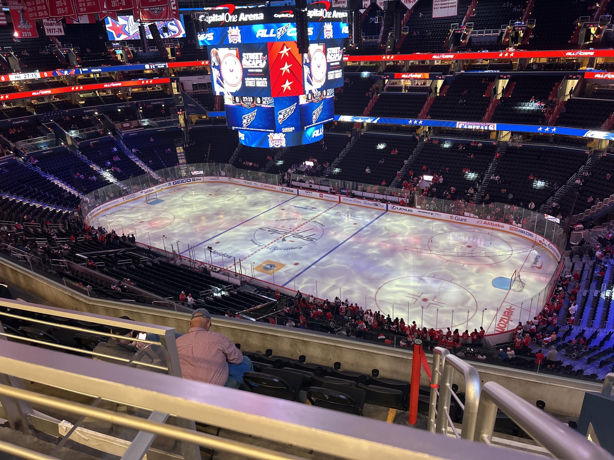 Real Fan View taken from Section 420 at Capital One Arena by Tyler M