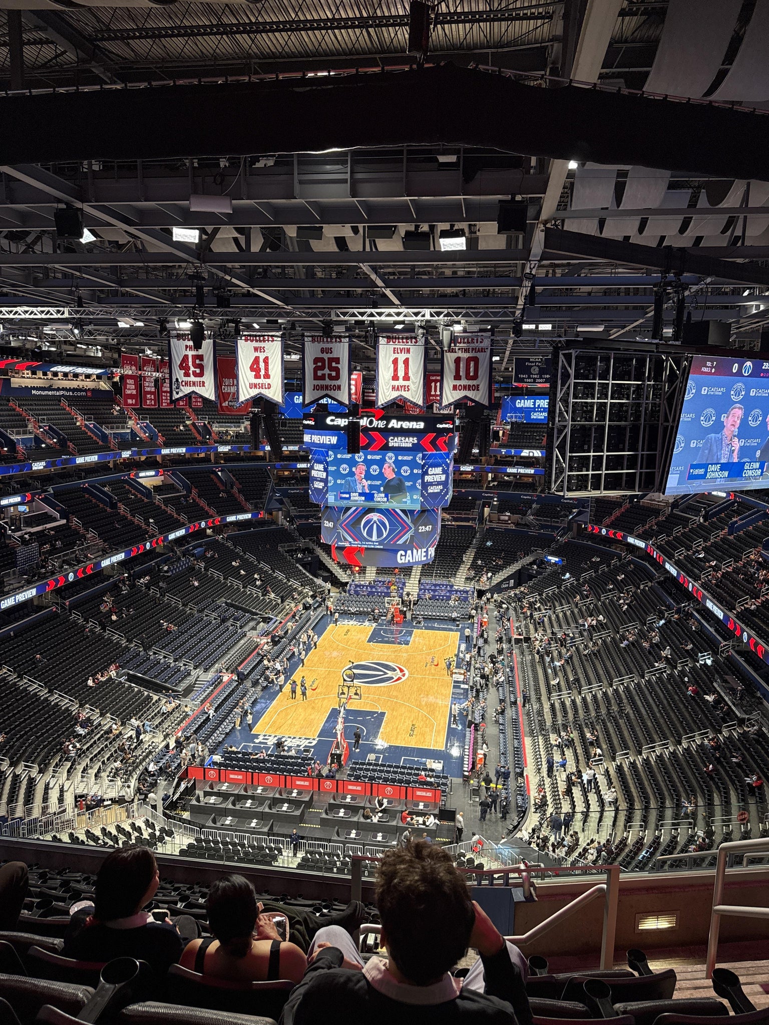 Real Fan View taken from Section 426 at Capital One Arena by David M